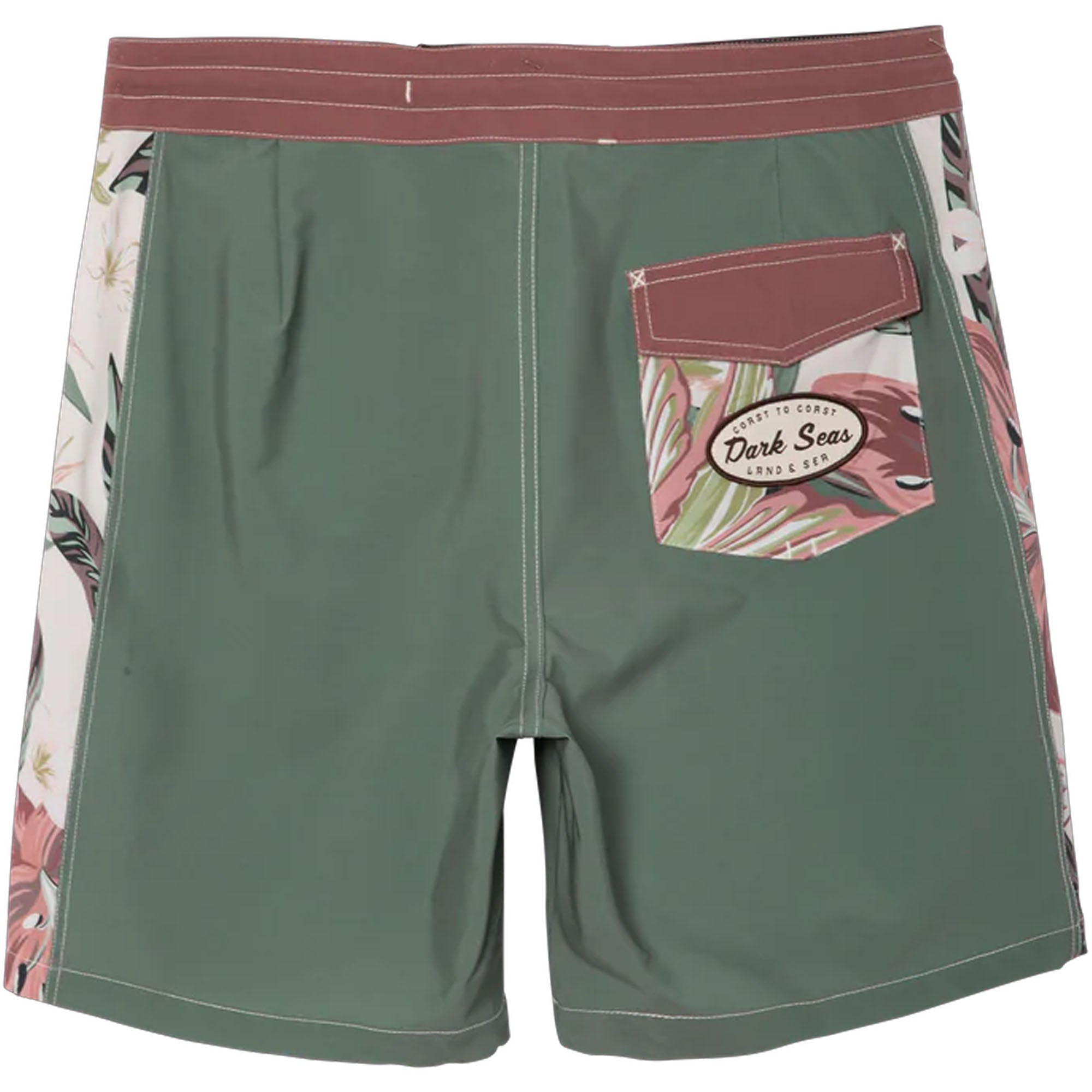 Dark Seas Conway Men's 18" Boardshorts - Green