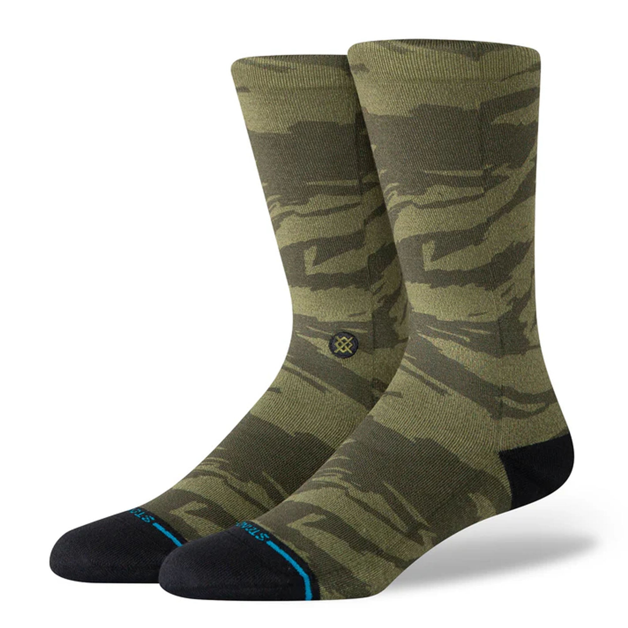 Stance Camoblend Men's Crew Socks - Dark Green