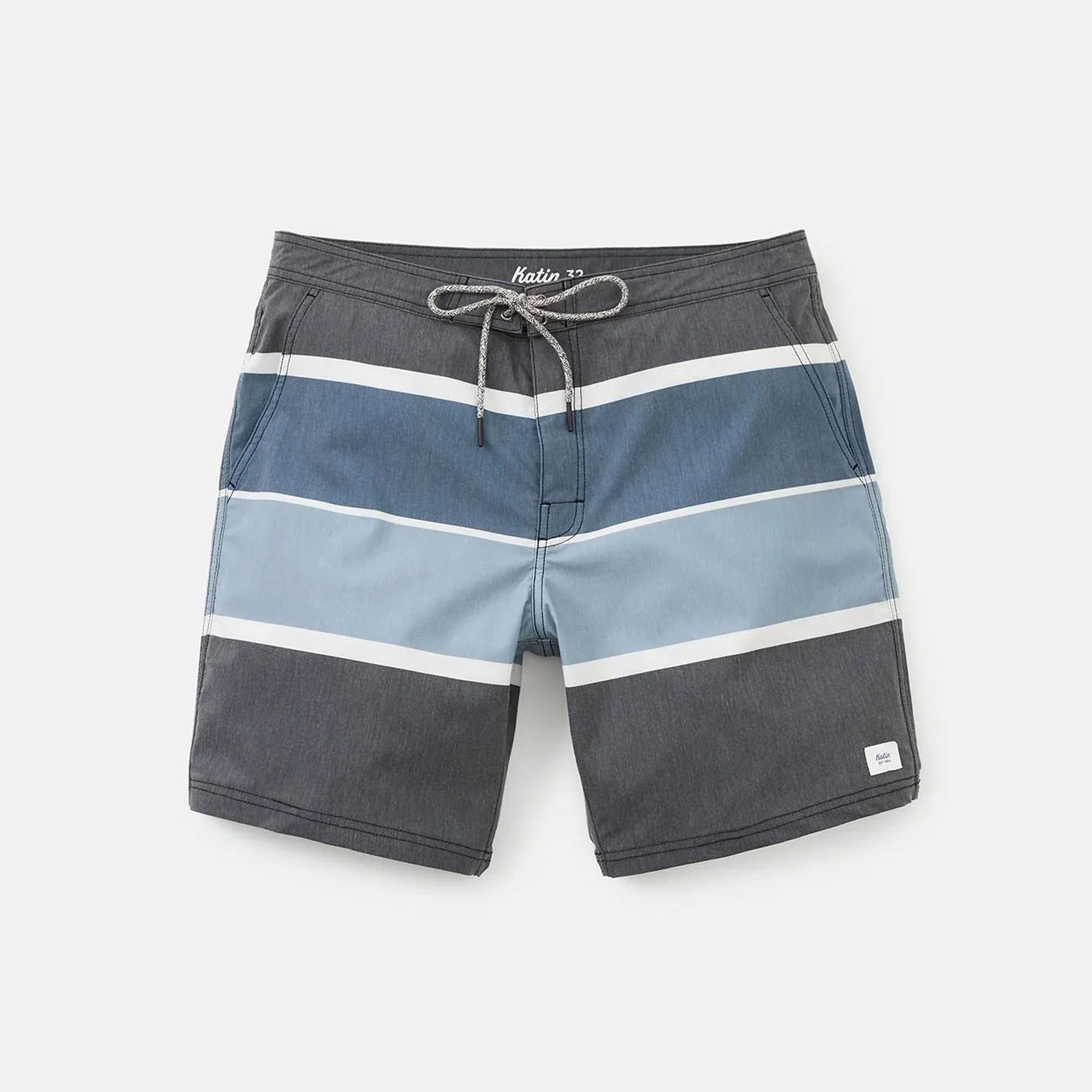 Katin Duke Men's Hybrid Boardshorts - Black Wash