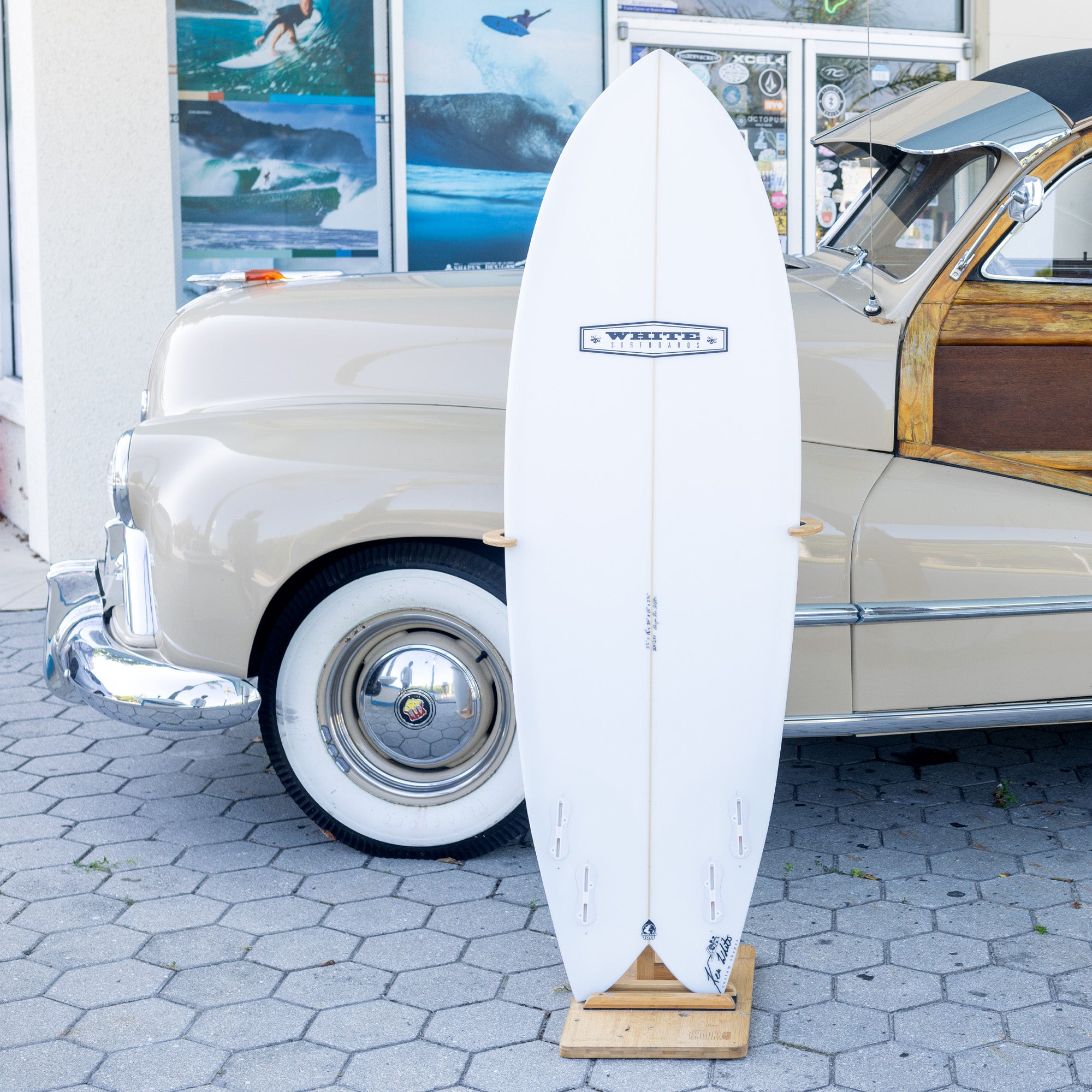 Ken White Quad Fish 5'8 Surfboard - FCS II
