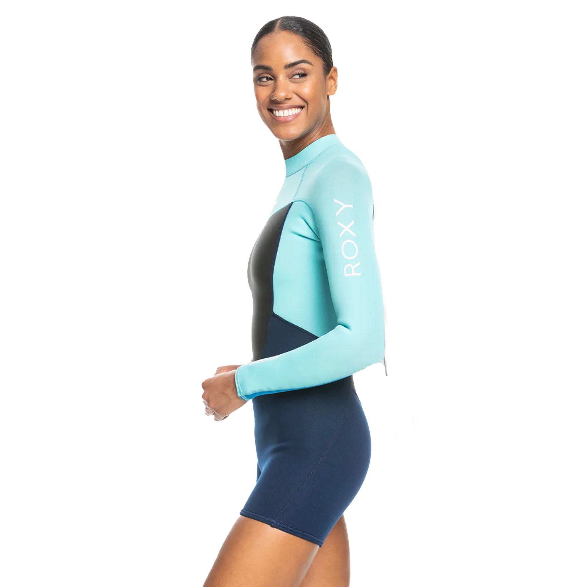 Roxy Prologue 2mm Back-Zip Women's L/S Springsuit - Good Mood