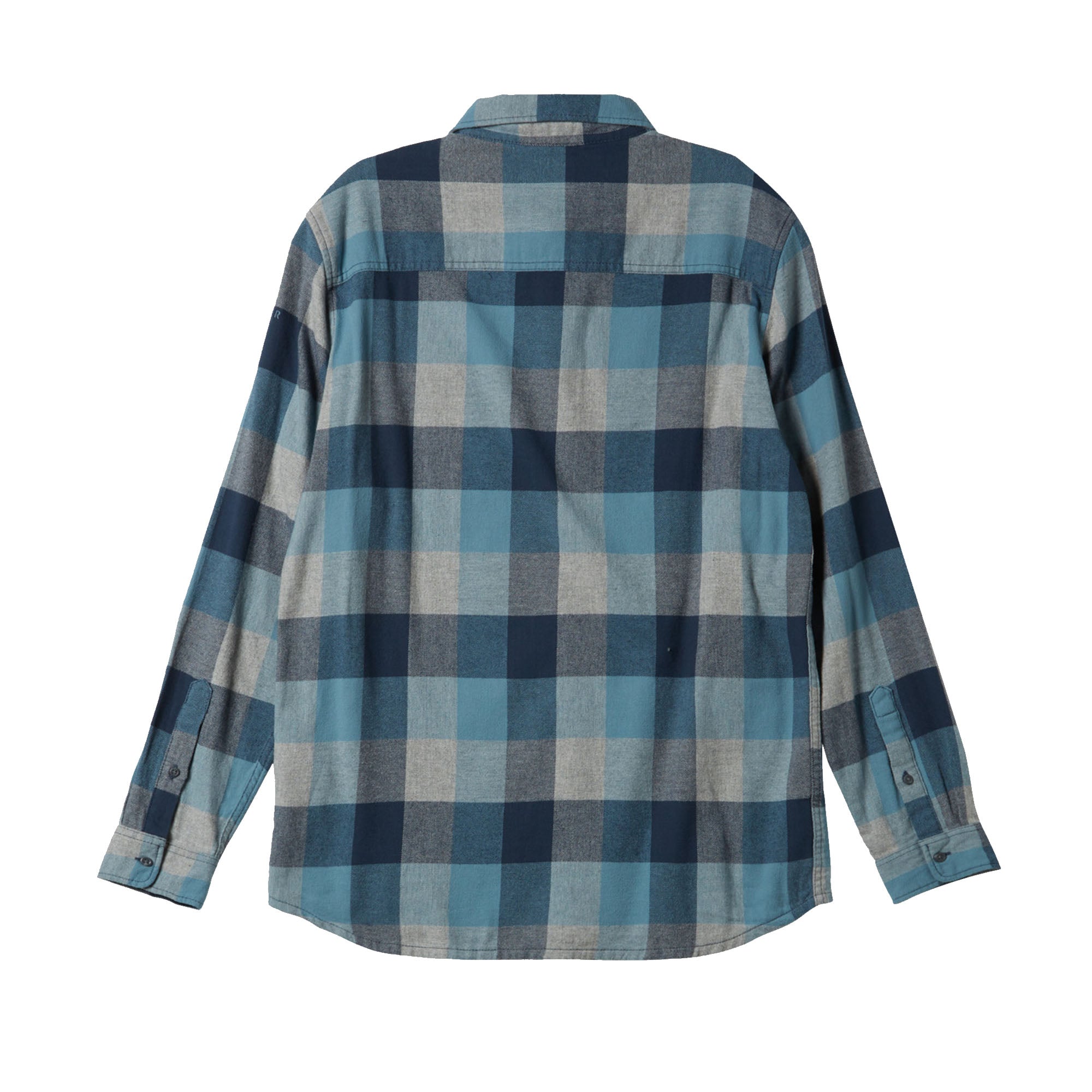Quiksilver Motherfly Youth Boy's L/S Flannel - Blue