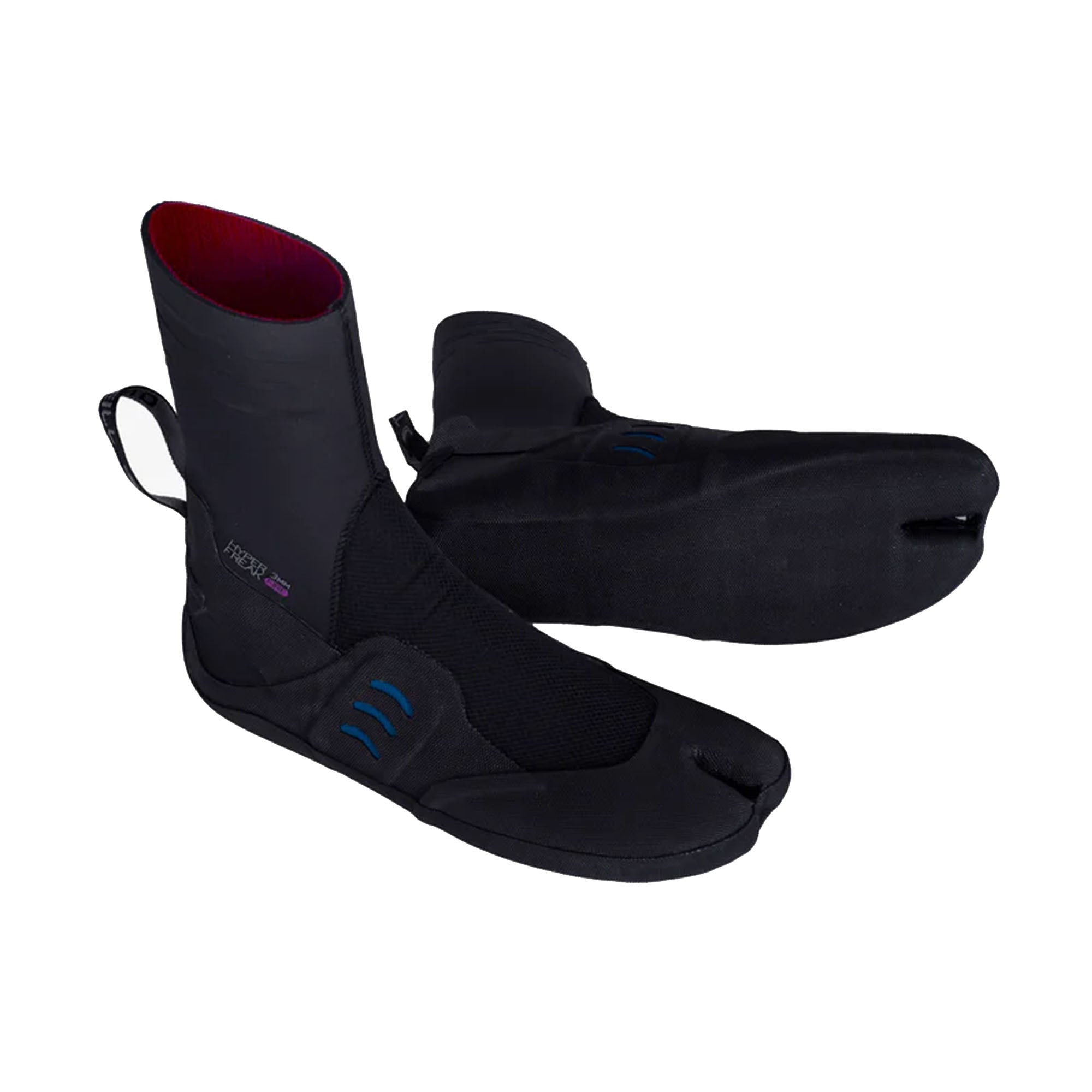 O'Neill Hyperfreak Fire 3mm Split Toe Women's Wetsuit Booties - Black