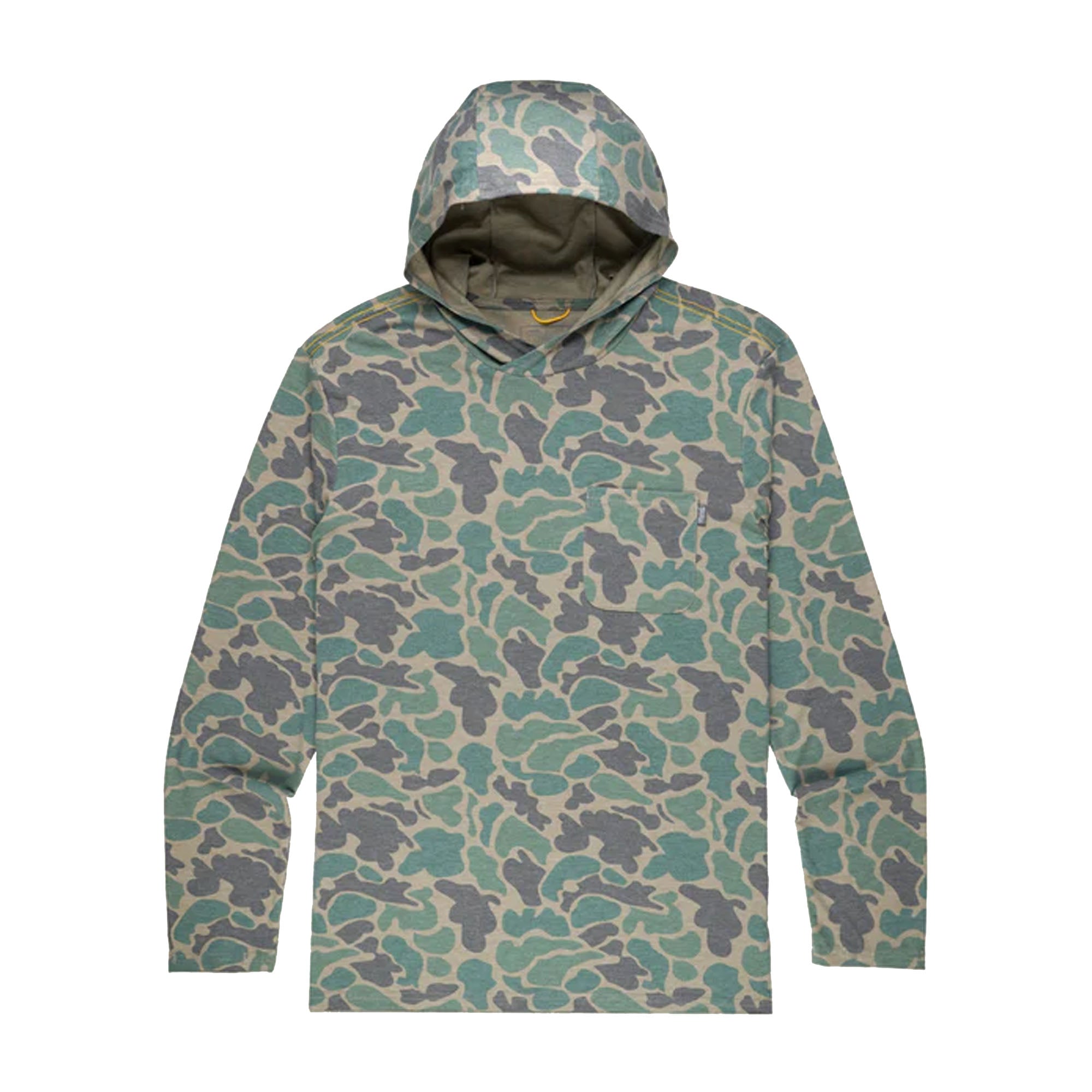Marsh Wear Buxton Hagood Performance Men's L/S Hoodie - Green Mallard Camo