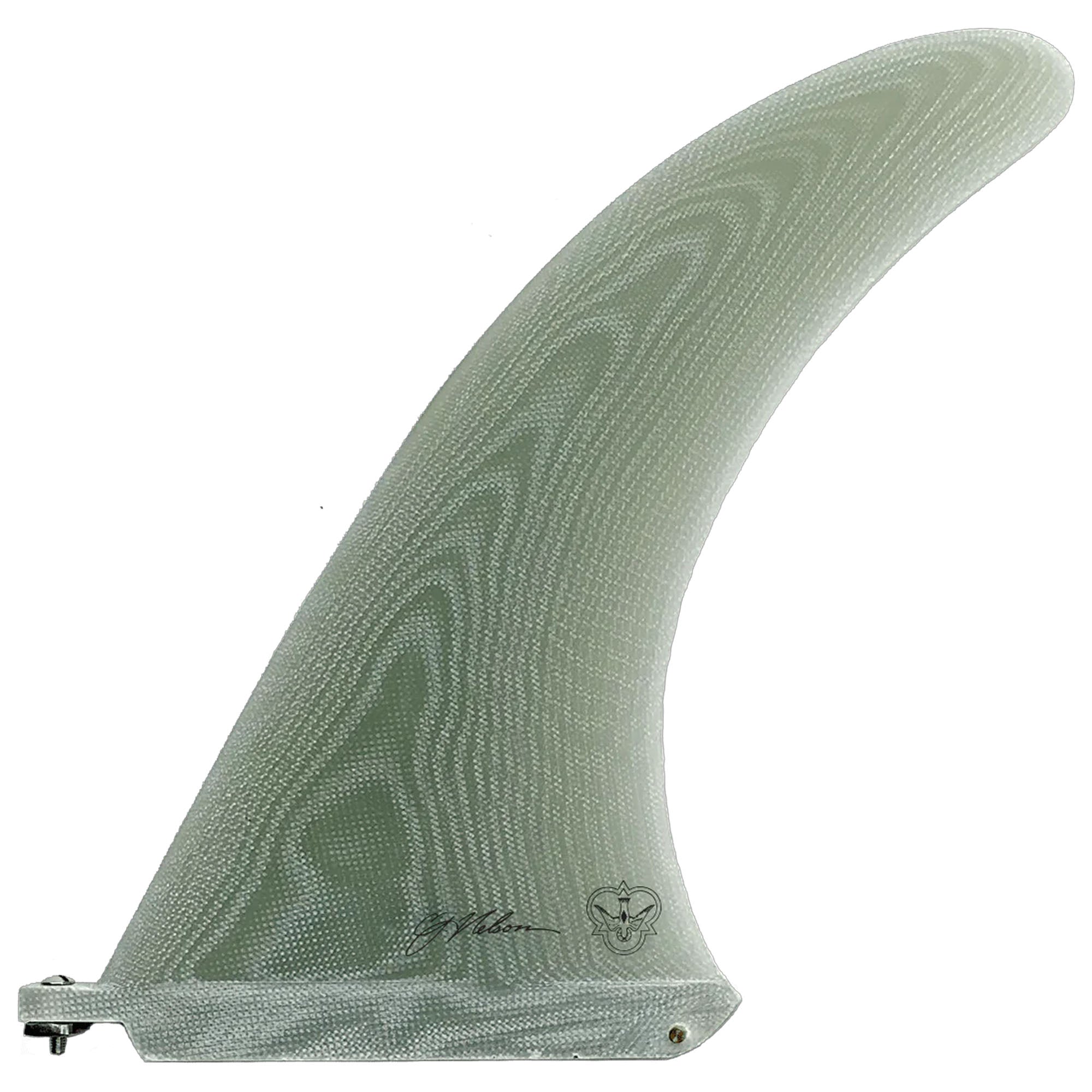 Flying Diamonds CJ Power Flex Longboard Fin - 9.5"/Clear Volan