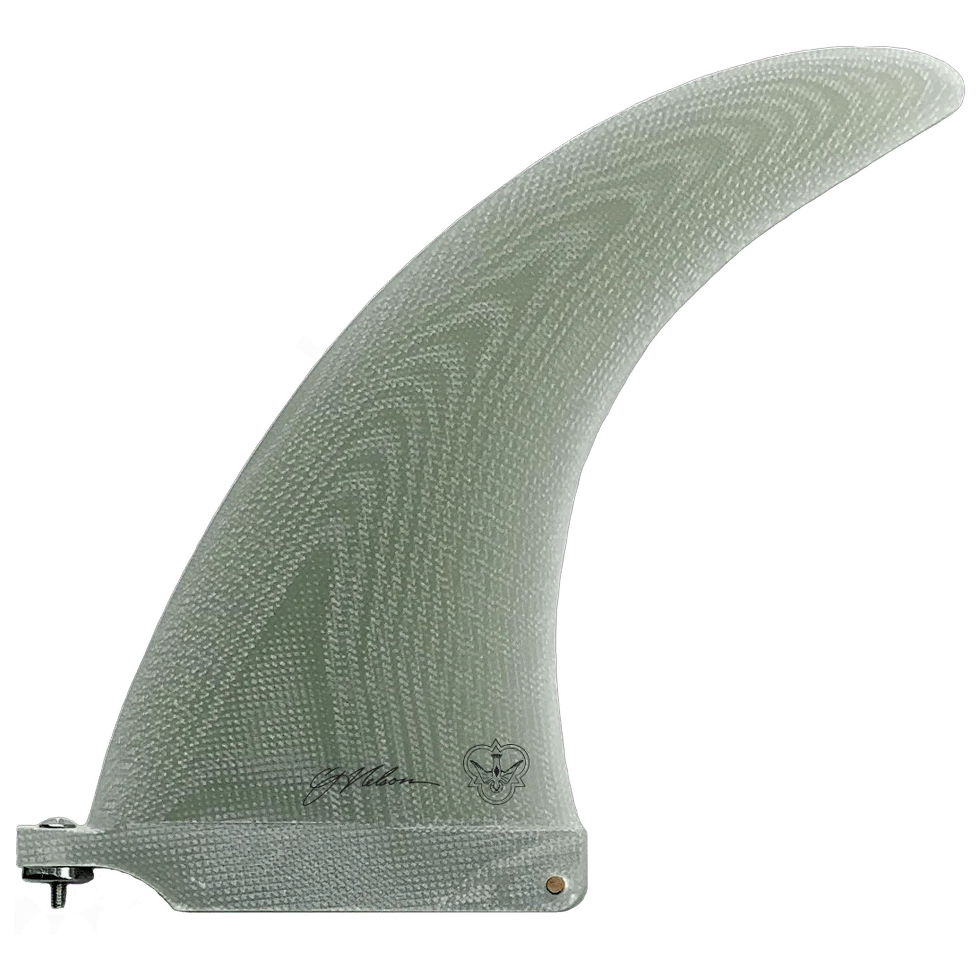 Flying Diamonds CJ Performance Center Longboard Fin - 8.5"/Clear Volan