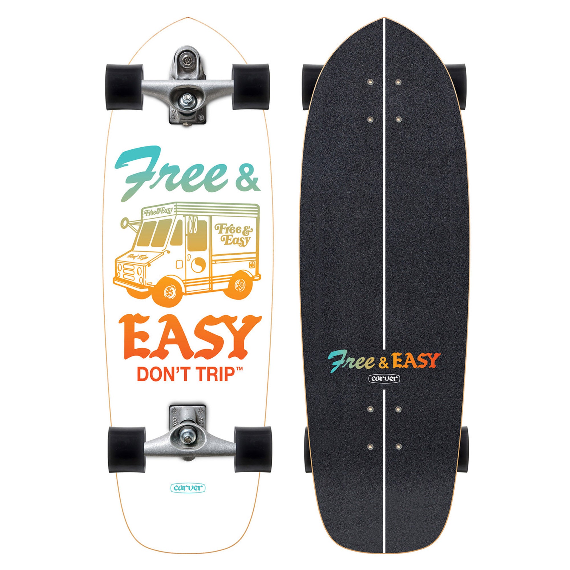 Carver C7 Free & Easy Paleta 30.75" Surfskate Complete
