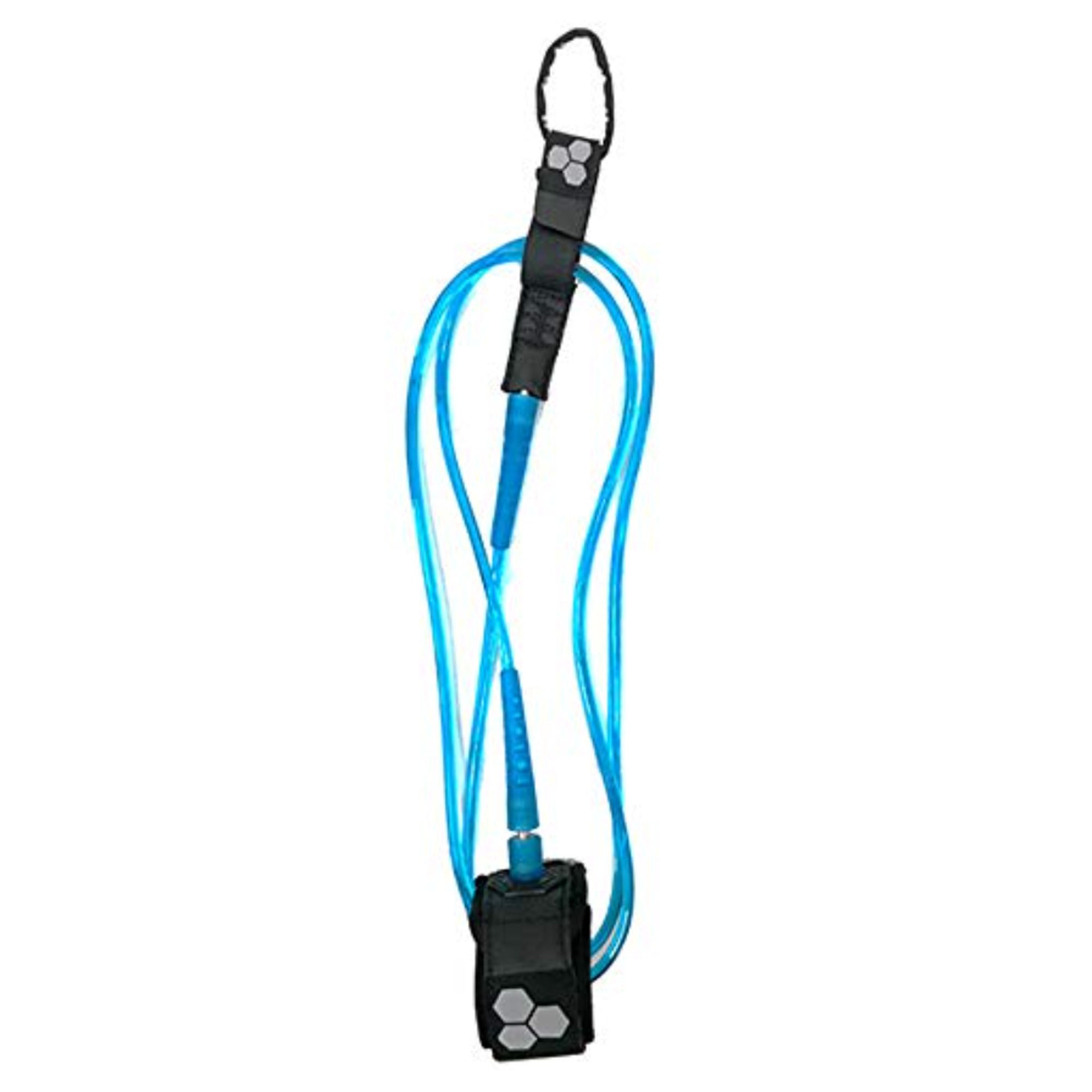 Channel Islands Hex Cord Standard 6' Surfboard Leash - Florescent Blue
