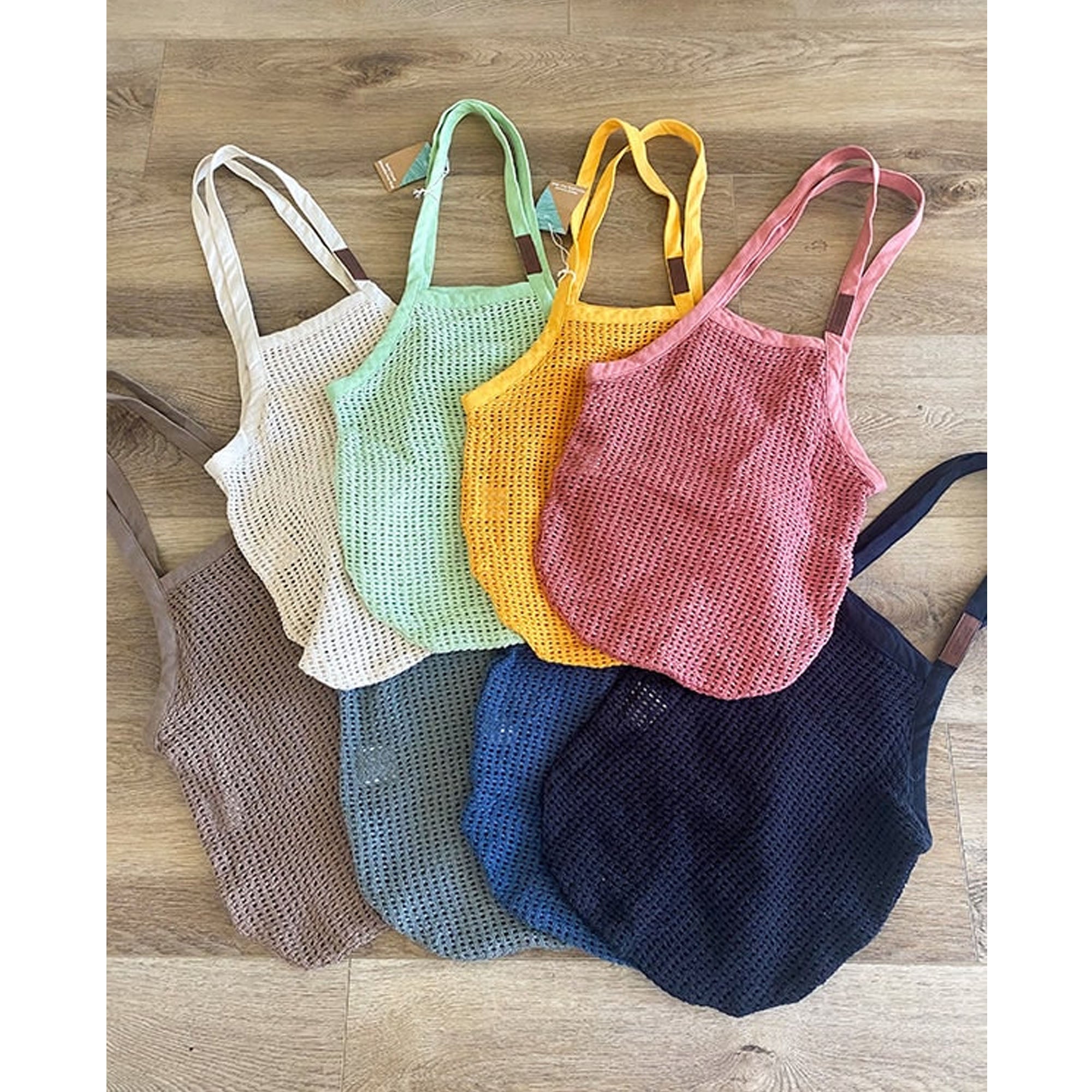 Sand Cloud Net Market Bag - Sage