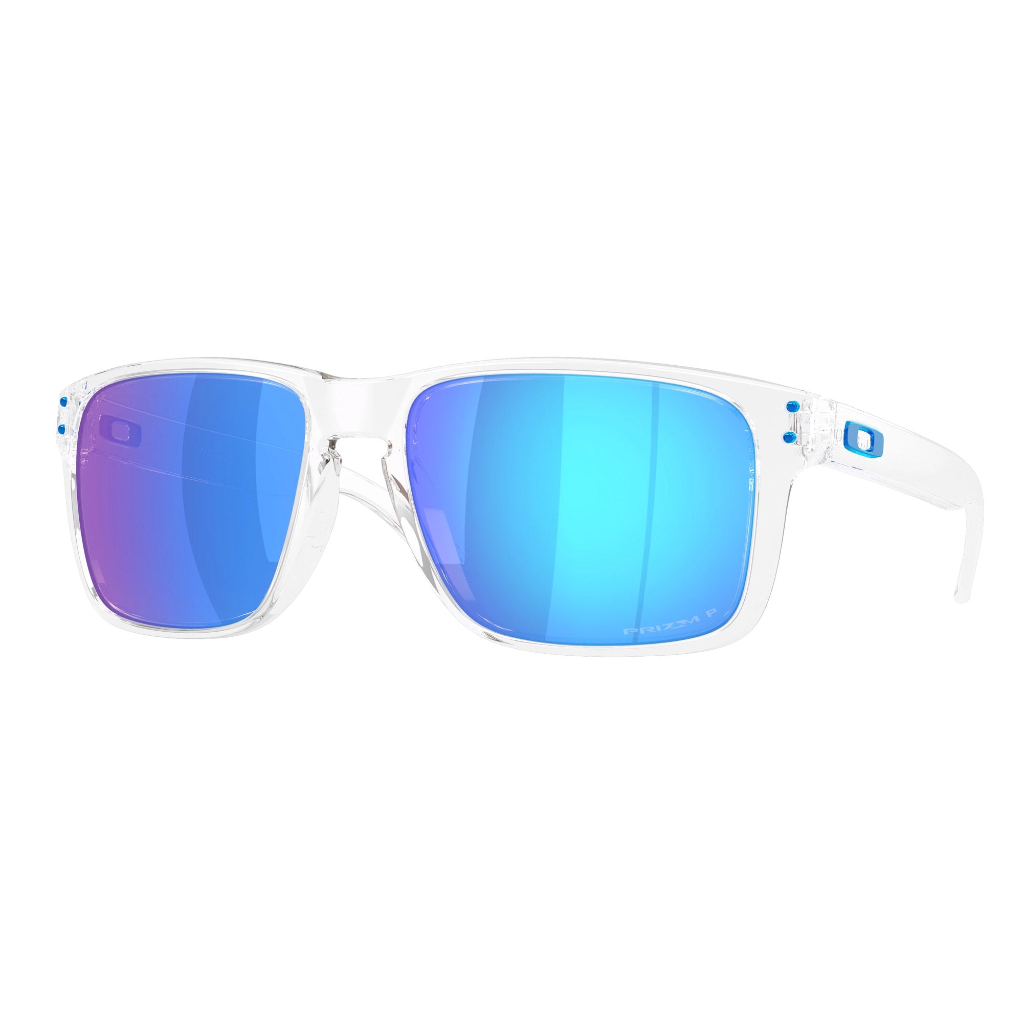 Oakley Holbrook XXL Men's Sunglasses - Polished Clear/Prizm Saphire Polarized