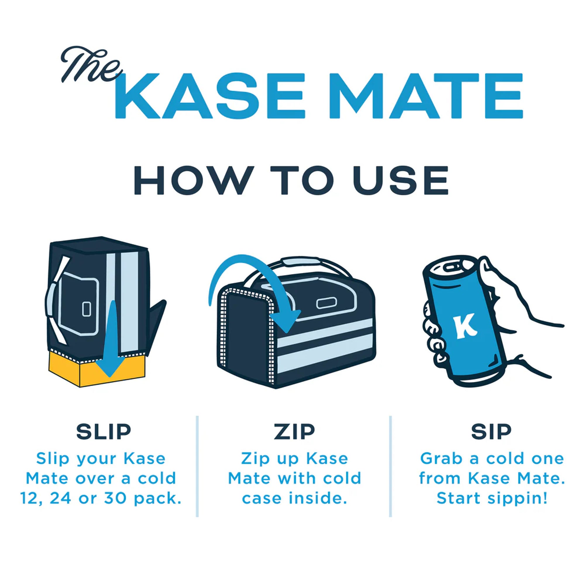 Kanga Coolers Kase Mate 12-Pack Cooler - Breakfast Beers