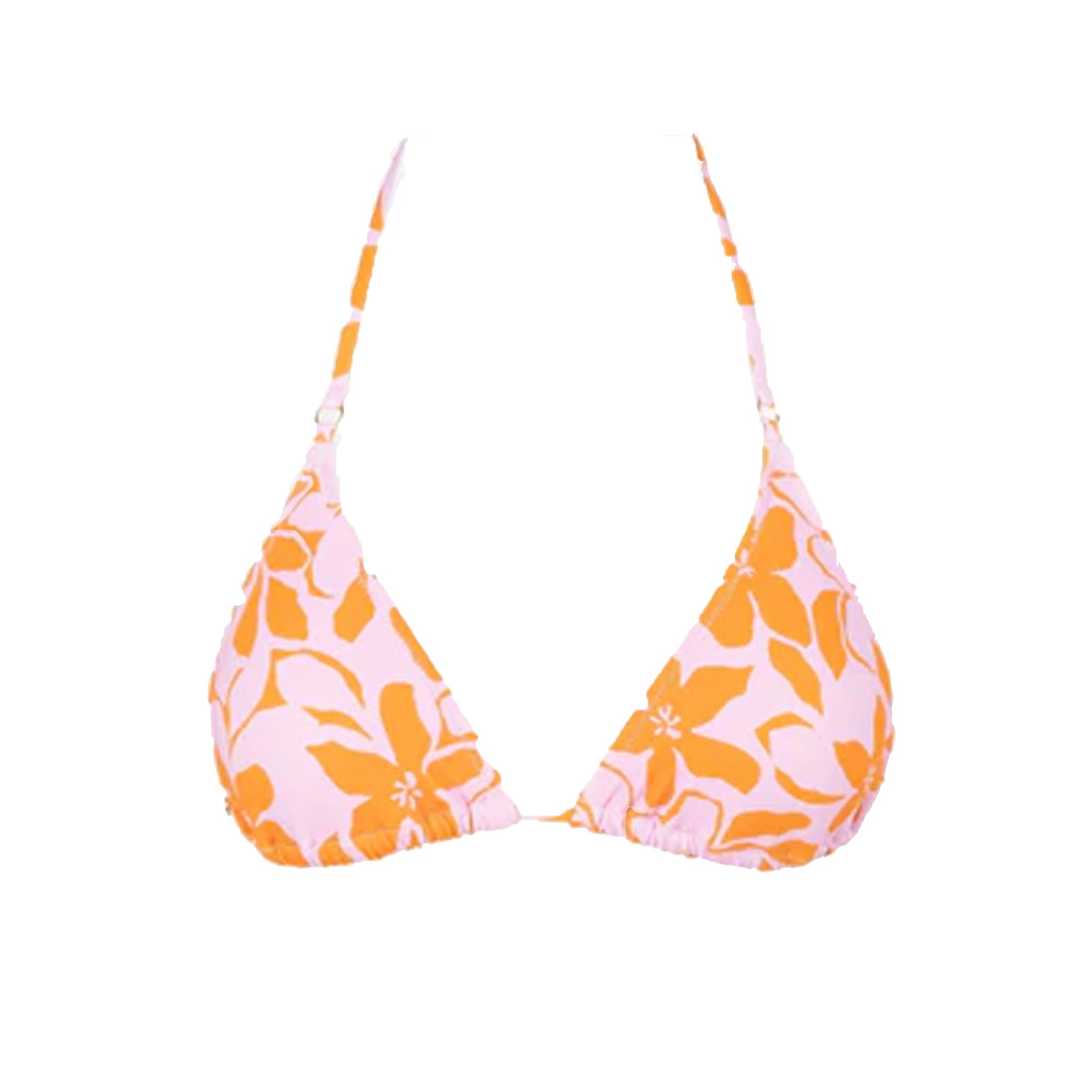 Rhythm Bora Bora Floral Slide Tri Women's Bikini Top - Pink