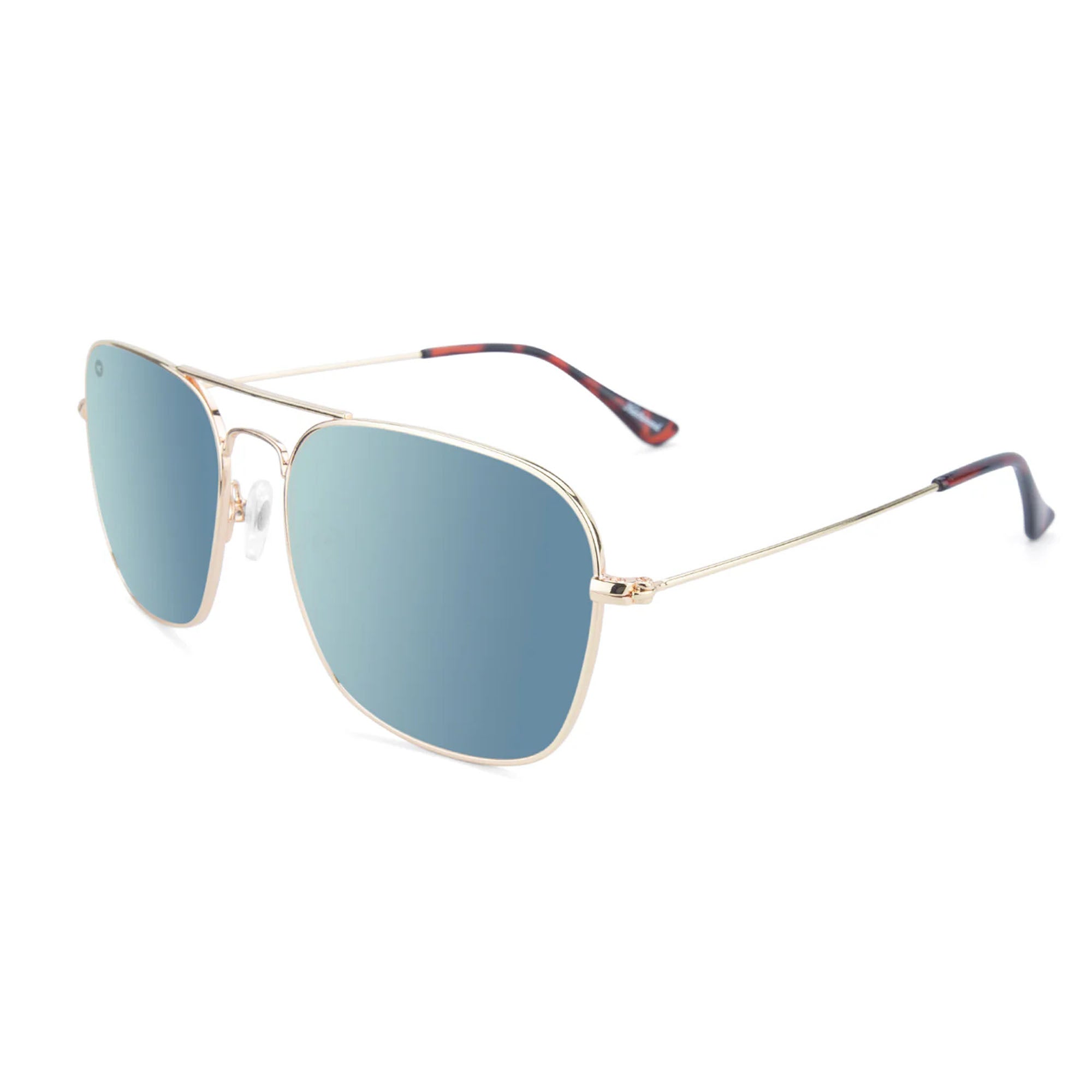 Knockaround Mount Evans Men's Sunglasses - Gold/Sky Blue Polarized