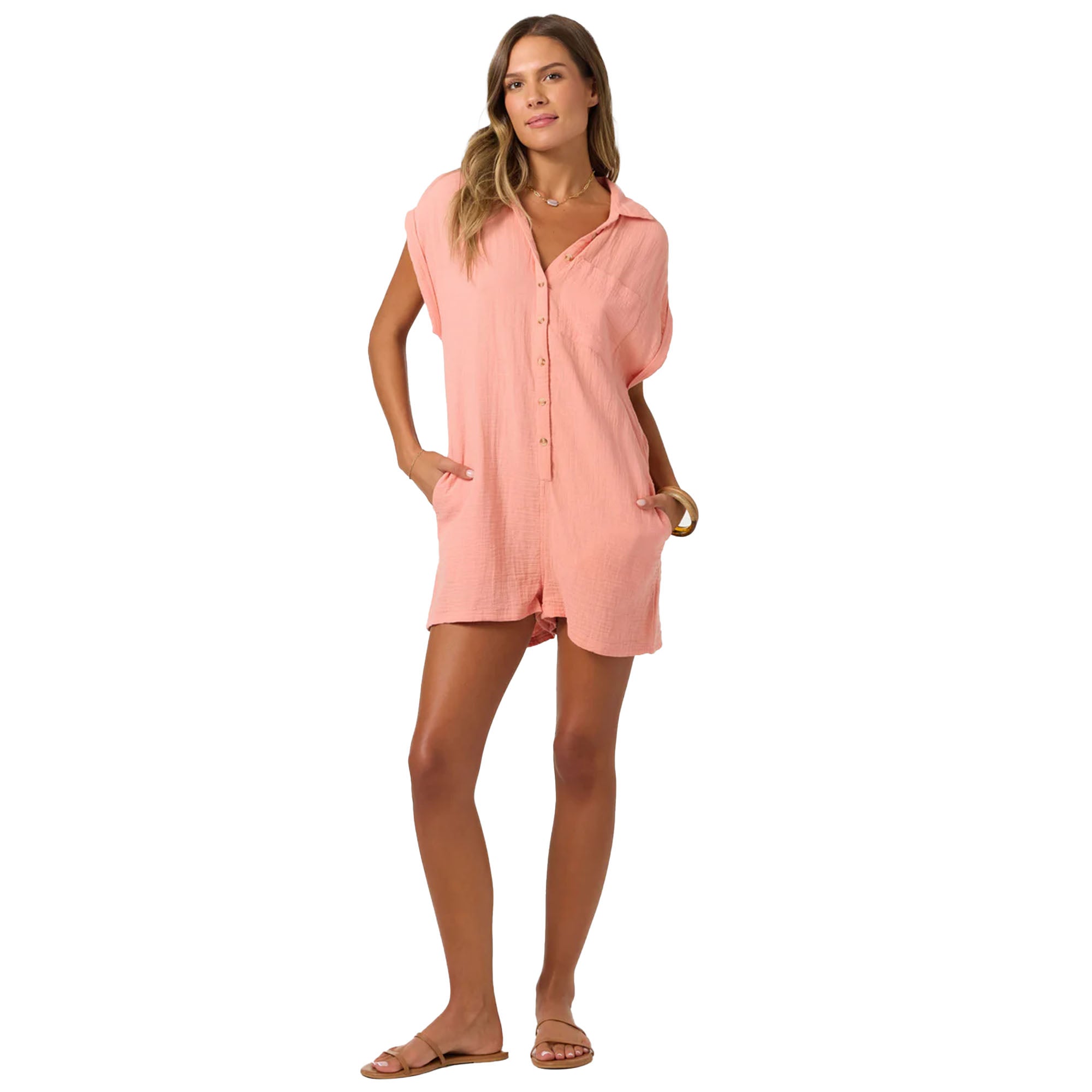 O'Neill Kamillia Women's Romper - Canyon Clay