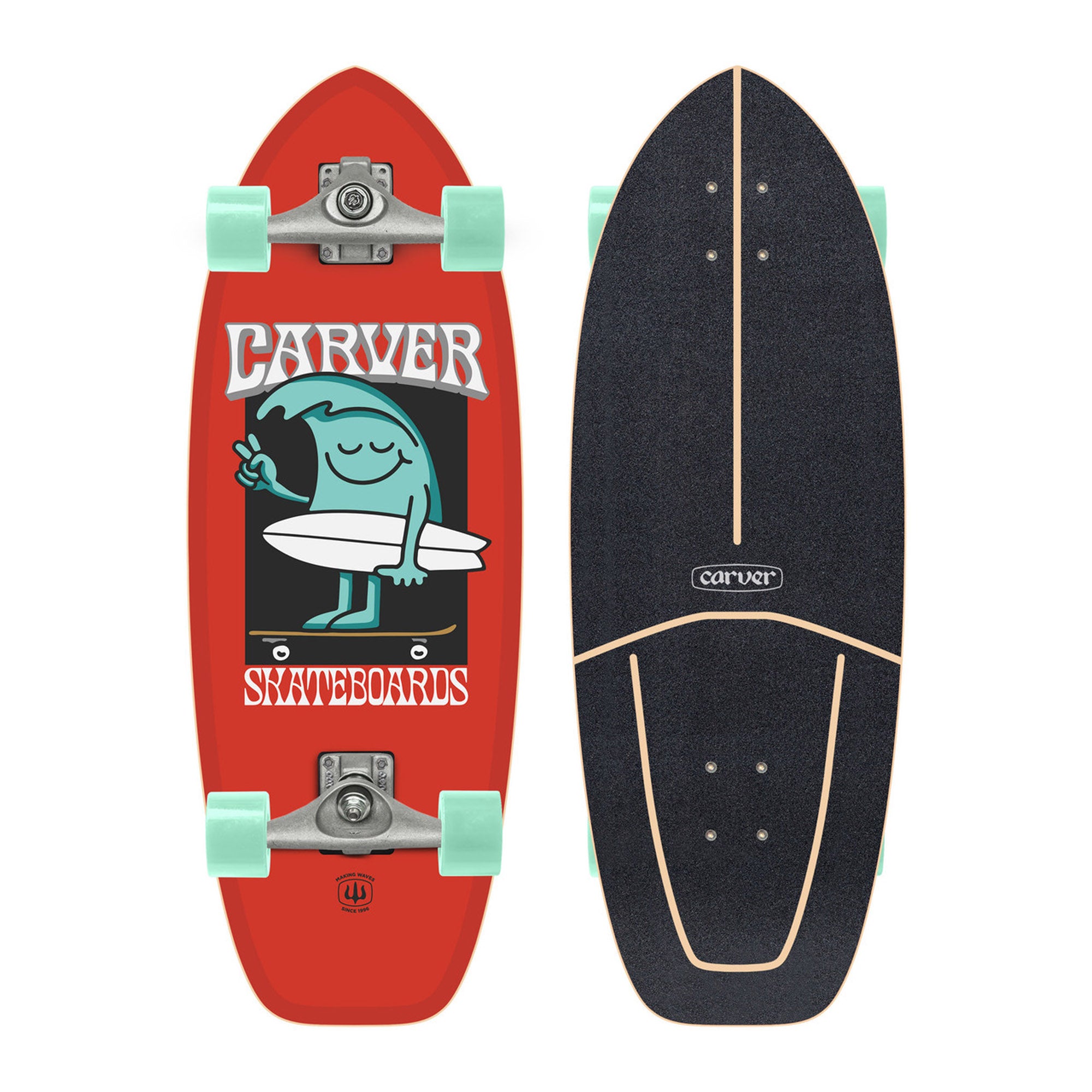 Carver C5 Wavy Davy 28" Surfskate Complete