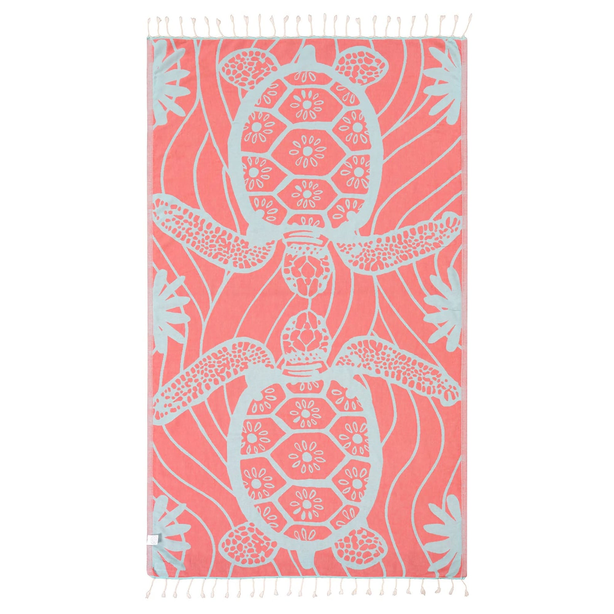 Sand Cloud Snappy Towel - Seaglass Red