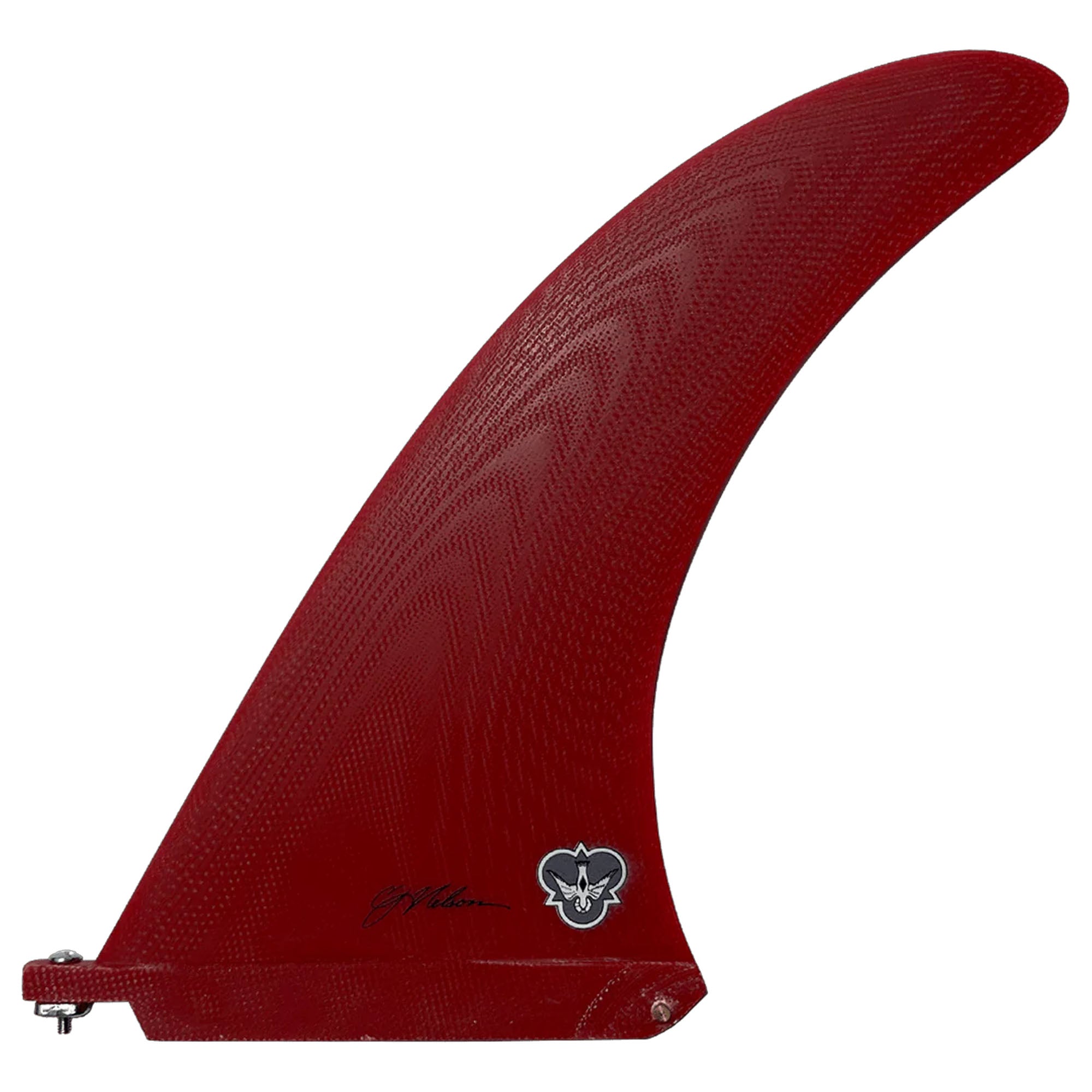 Flying Diamonds CJ Power Flex Longboard Fin - 9.5"/Red