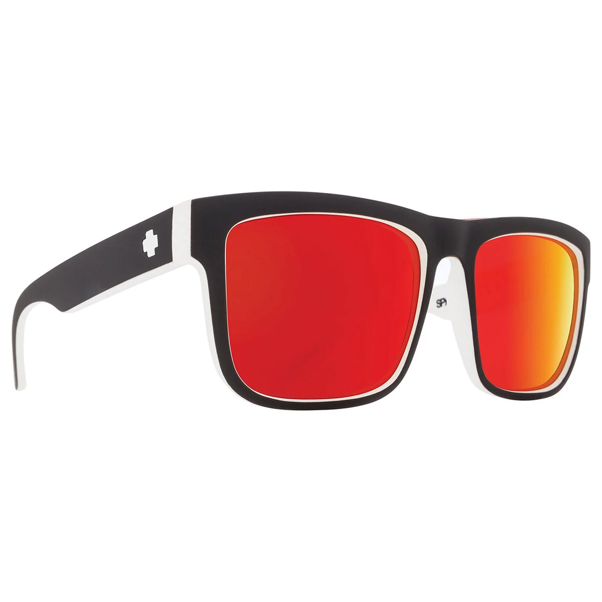 Spy Discord Men's Sunglasses - Whitewall/Happy Gray Green Red Mirror