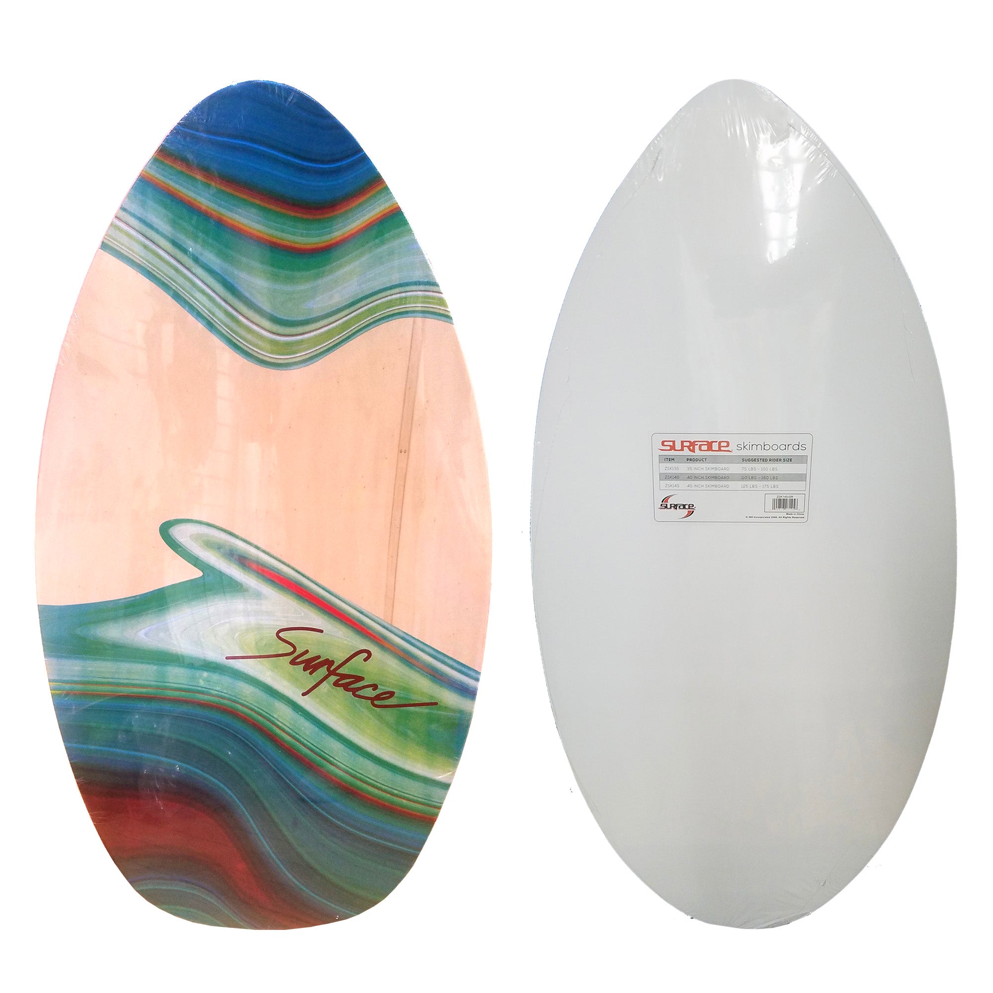 Surface 35" Wood Skimboard Wood