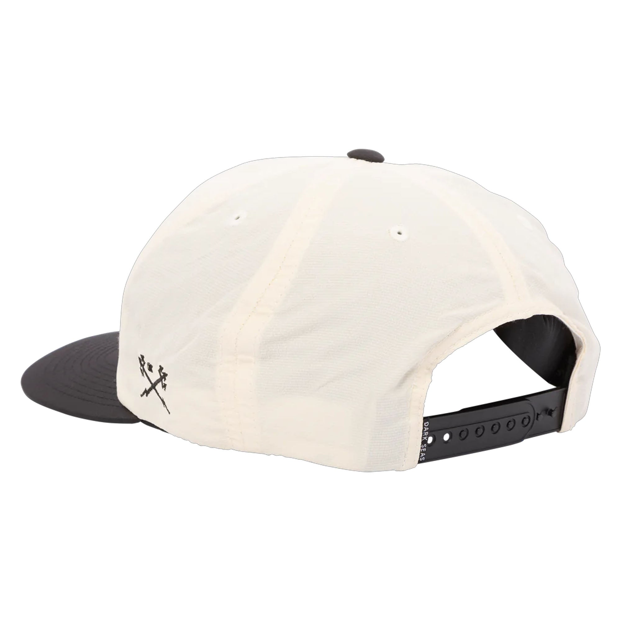 Dark Seas Tridents Nylon Men's Hat - White/Black