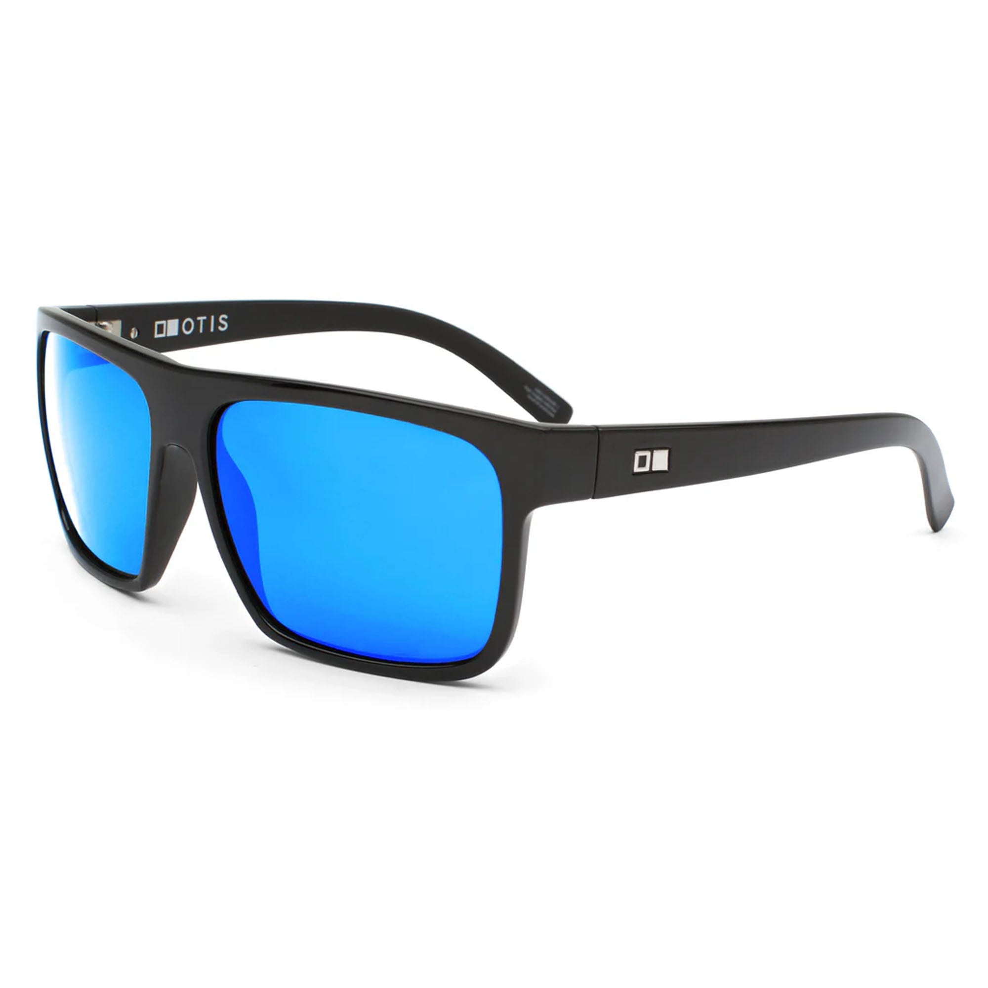 Otis After Dark Men's Sunglasses - Matte Black /LIT Mirror Blue Polarized