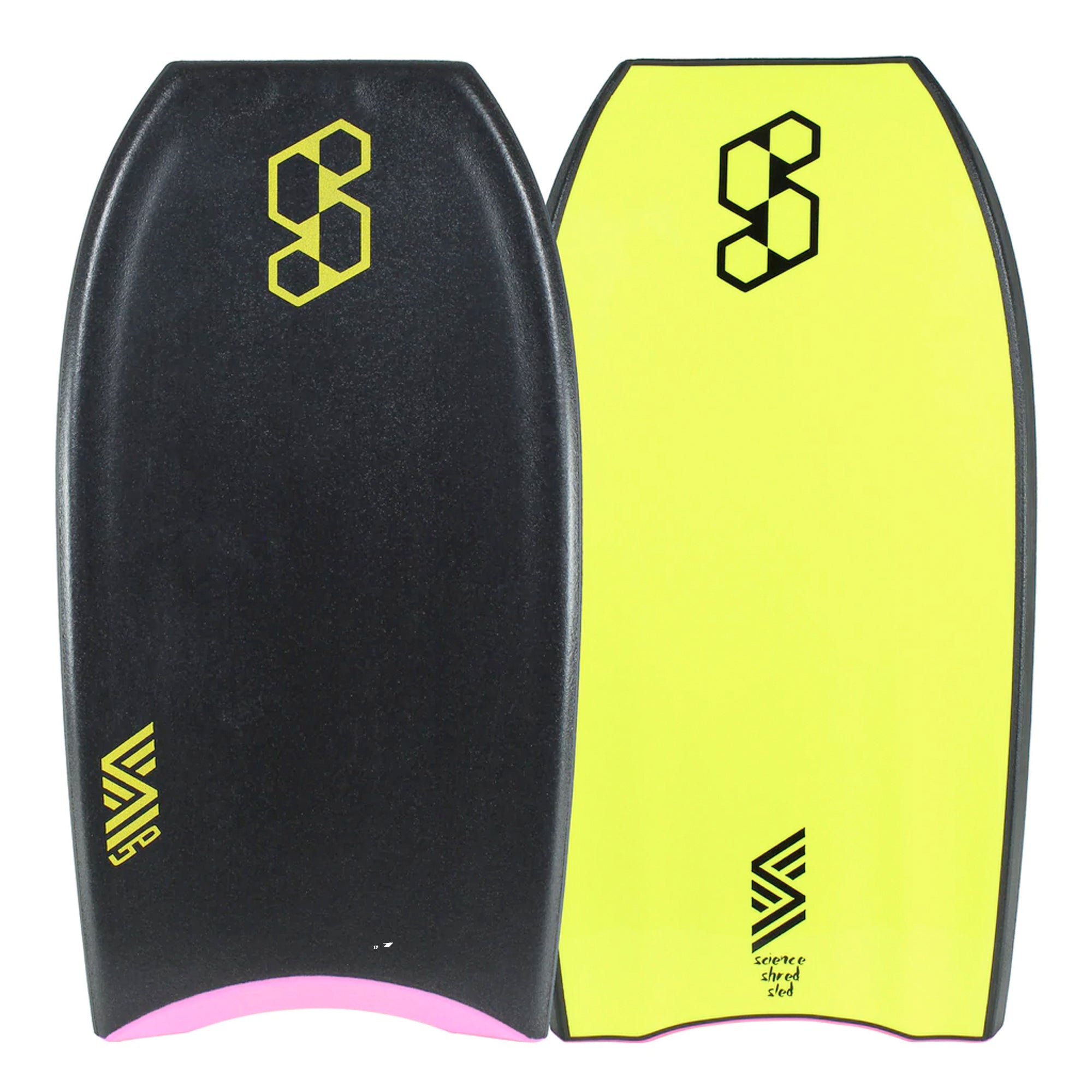 Mike Stewart Science Shred Sled Series LTD 36" Bodyboard - Black