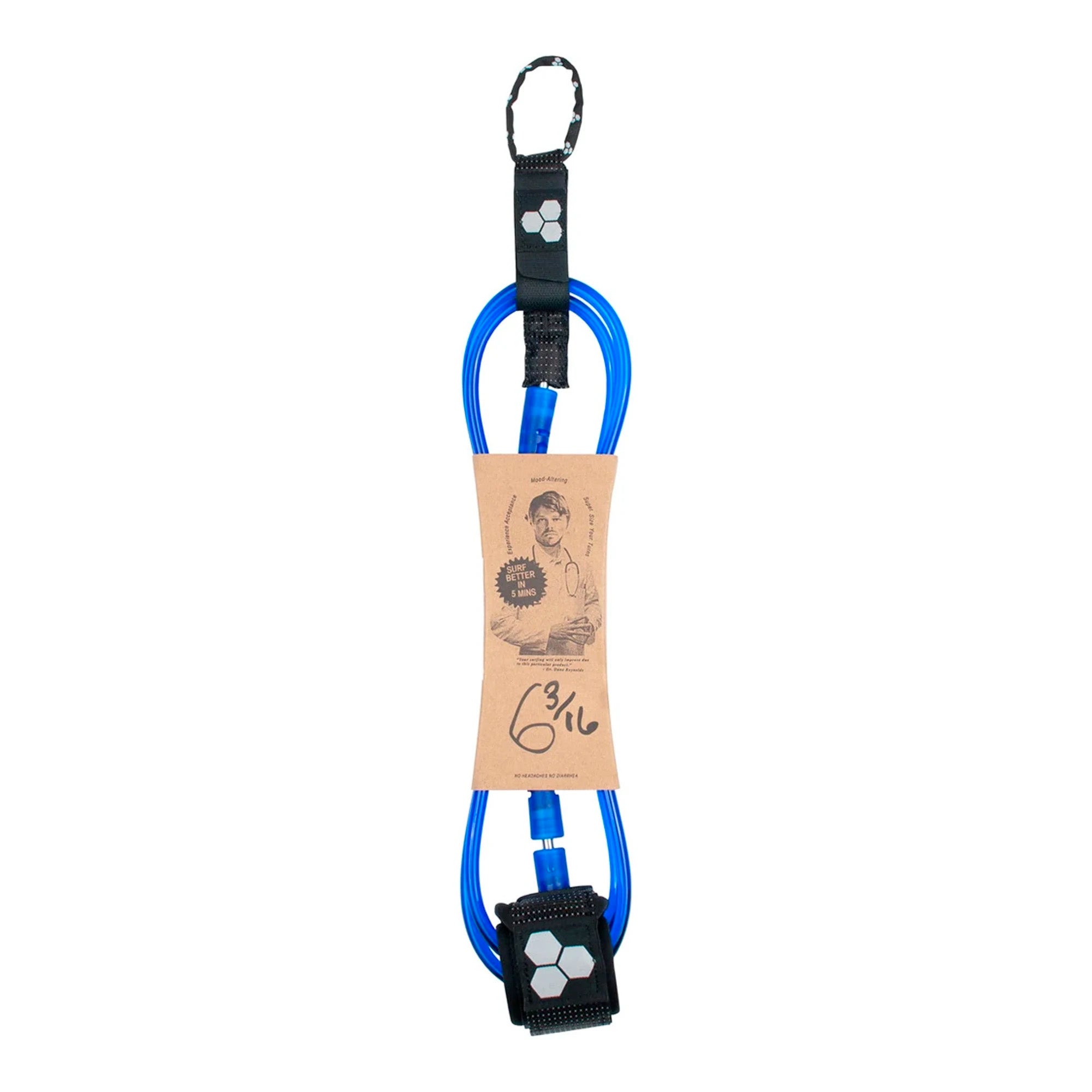 Channel Islands Dane Reynolds Comp 6' Surfboard Leash - Blue