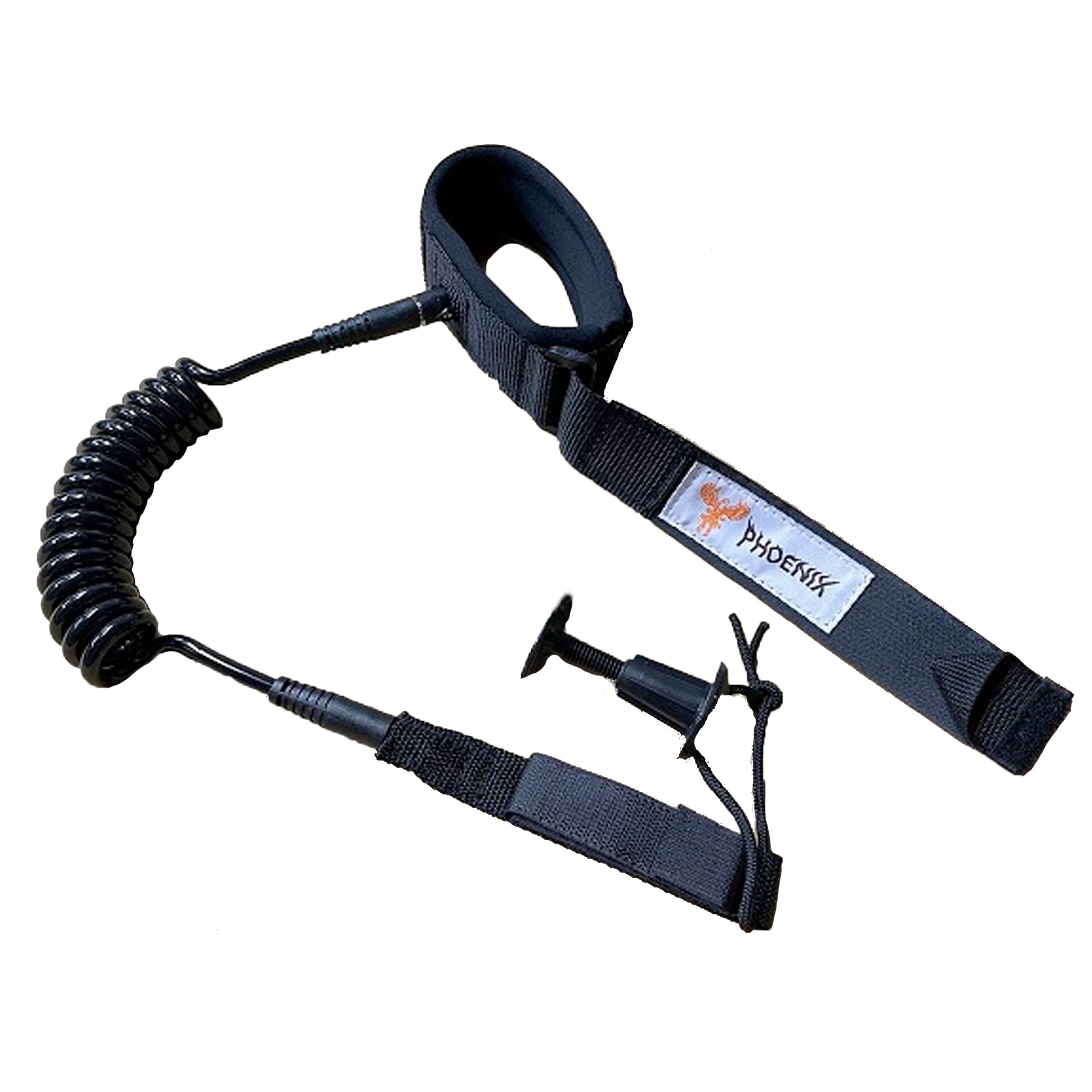 Wave Skater Phoenix Bodyboard Leash - Black