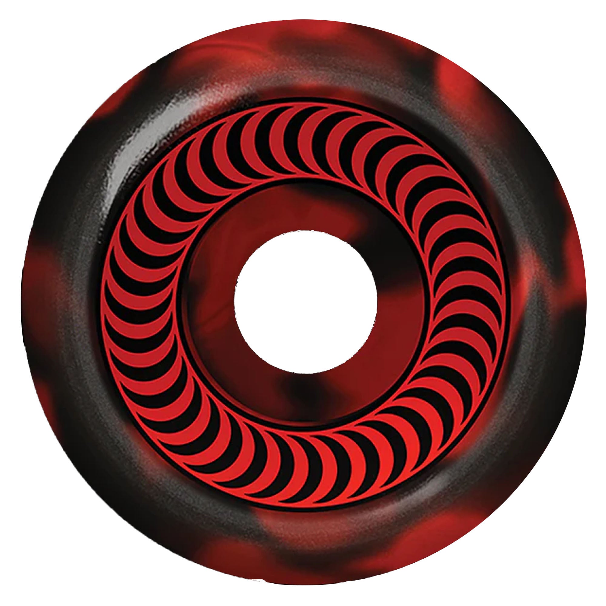 Spitfire F4 OG Classics 54mm 99a Skateboard Wheels - Red/Black Swirl