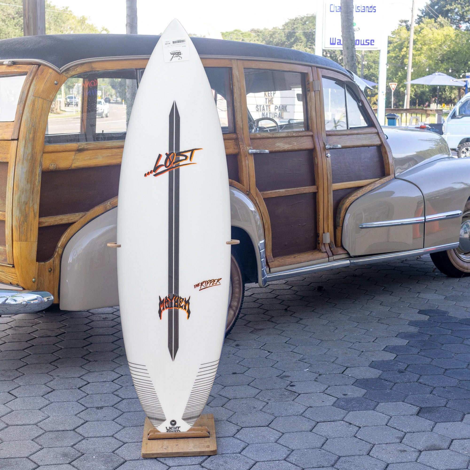 Lost The Ripper Round Lite-Speed EPS 5'7 Surfboard - Futures