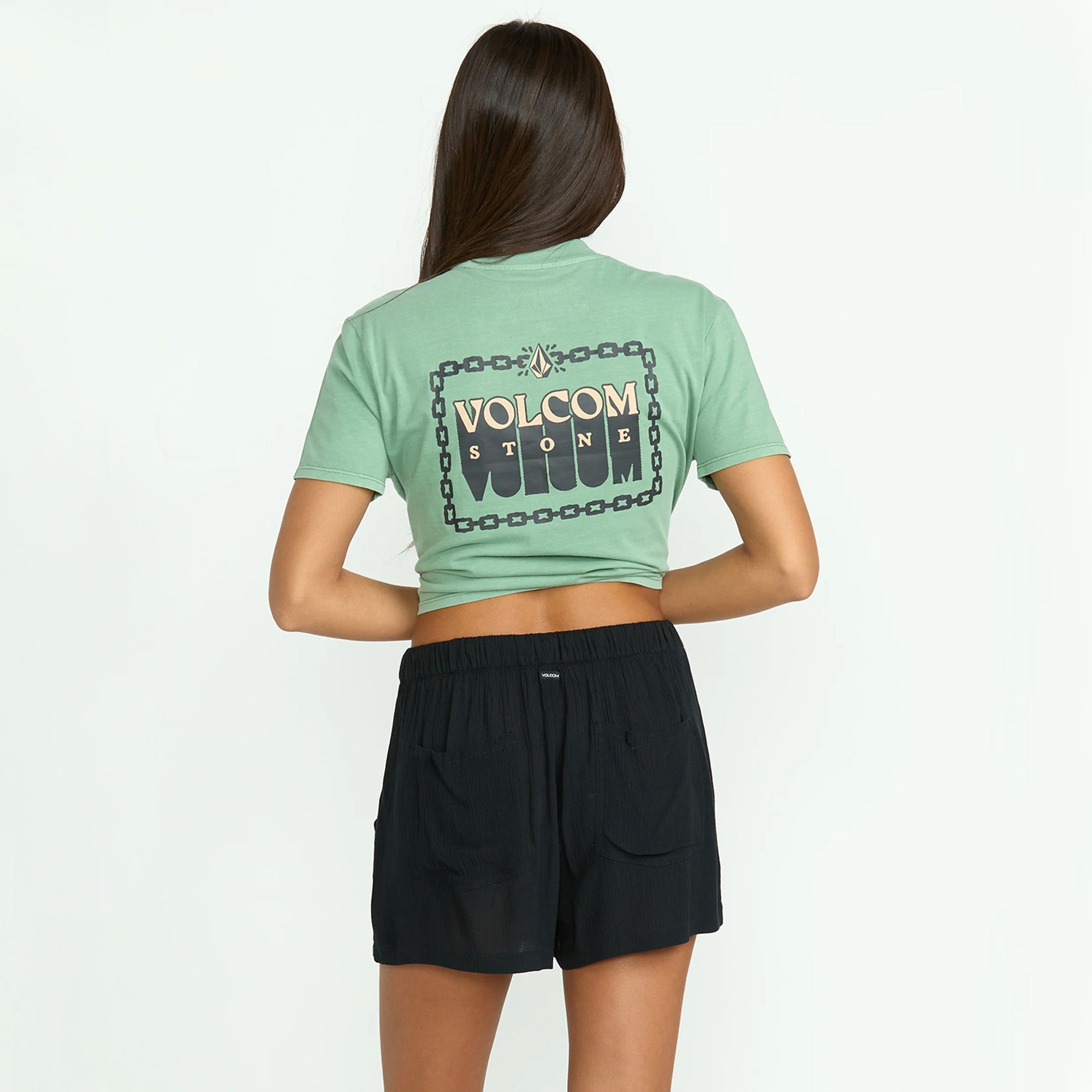 Volcom Stoneshine Women's Walkshorts - Black