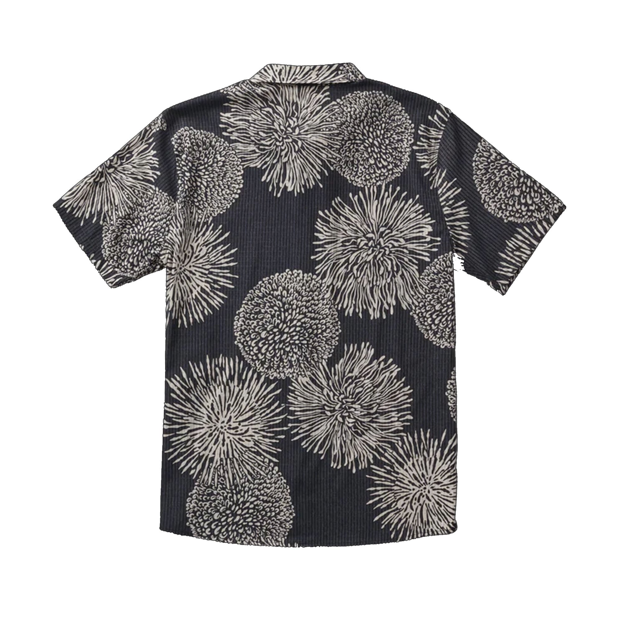 Roark Bless Up Breathable Stretch Men's Dess Shirt - Black Floral