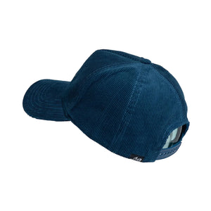 Lost Winged Corduroy Men's Hat - Atlantic Blue