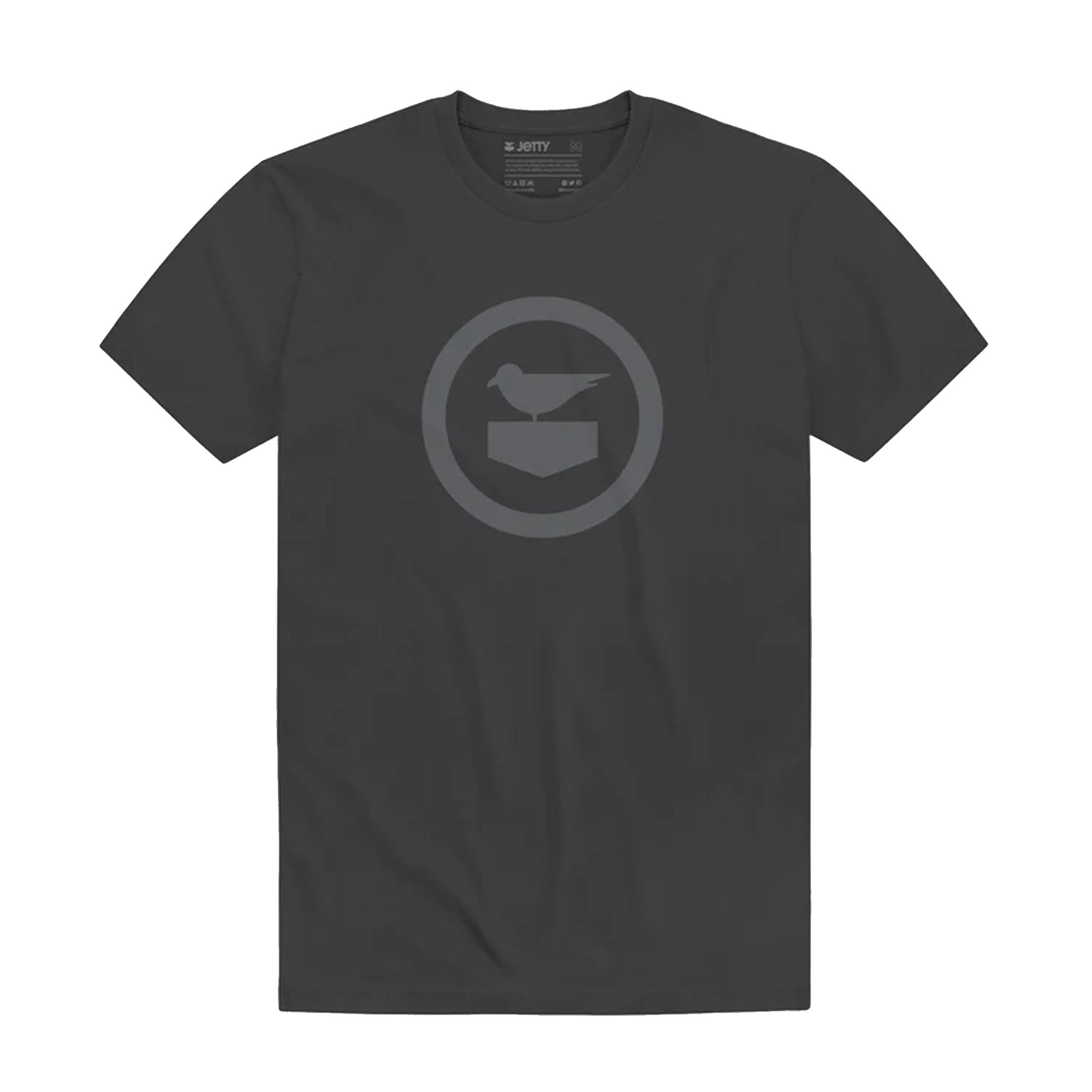 Jetty Icon Men's S/S T-Shirt - Black