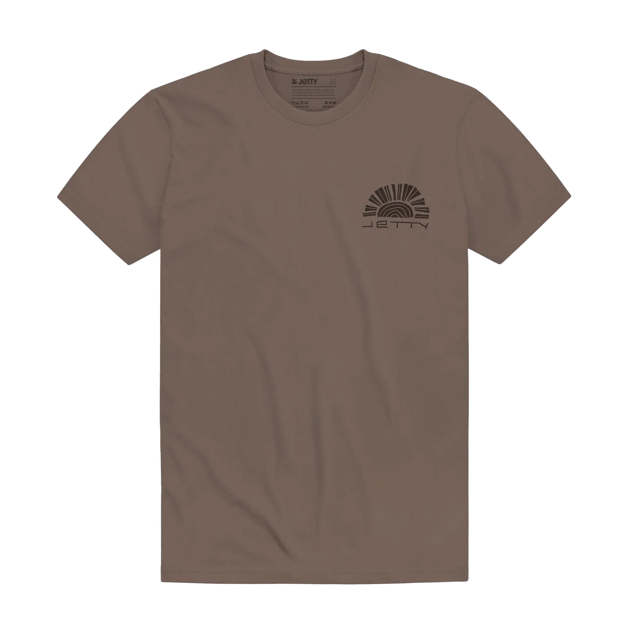 Jetty Nearshore Men's S/S T-Shirt - Brown