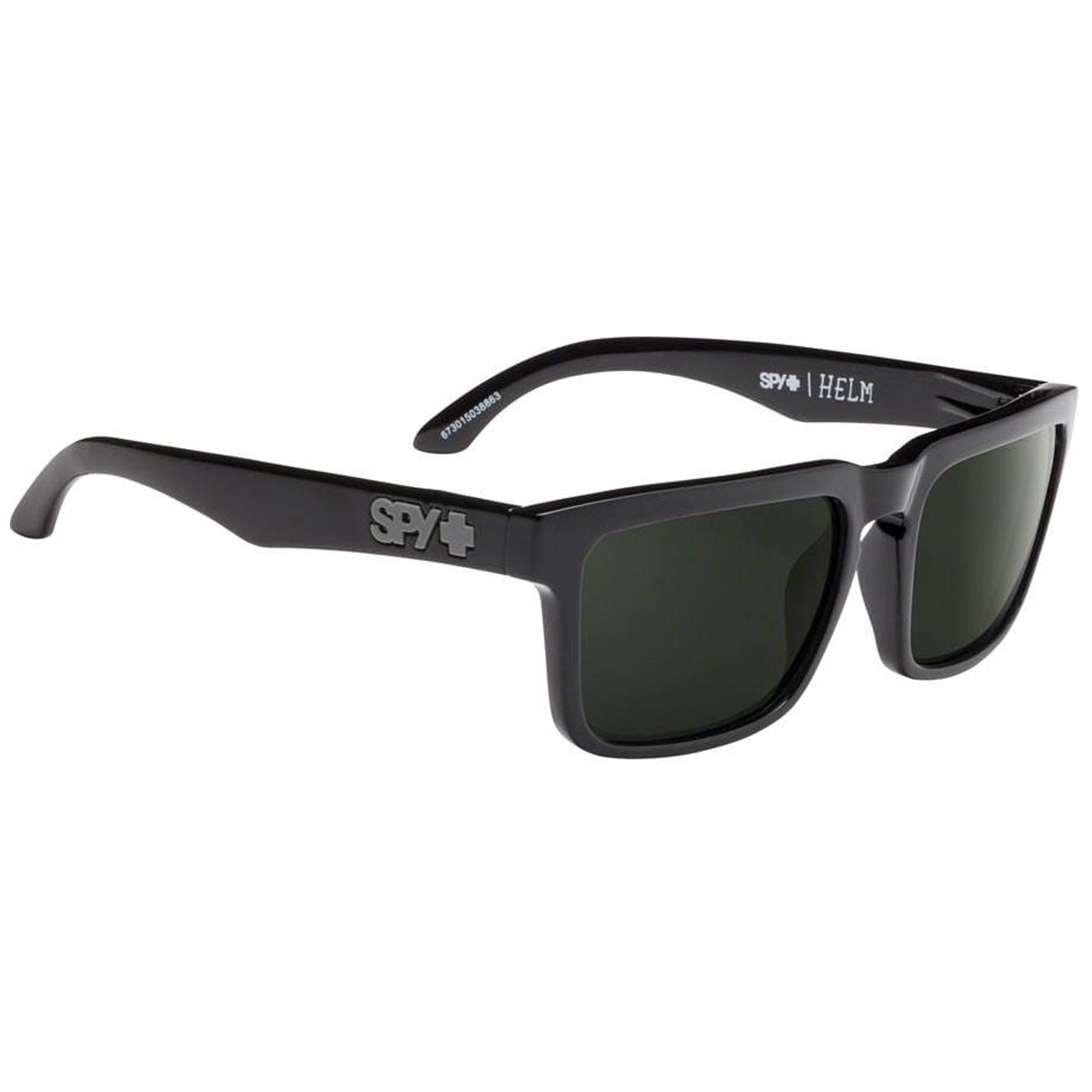Spy Helm Men's Sunglasses - Black/Happy Gray Green
