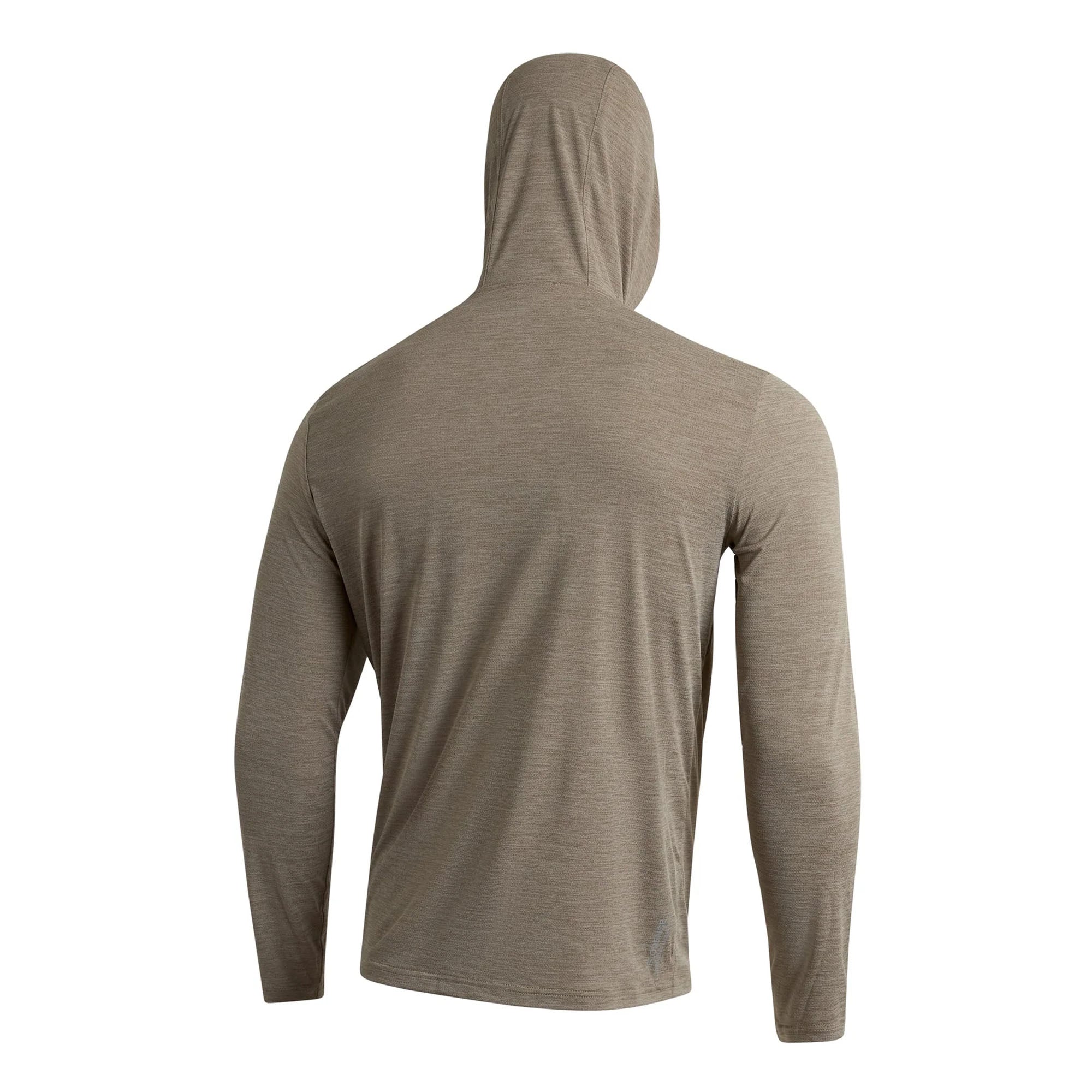 Florence Marine X Airtex Hooded Men's L/S Sun Shirt - Heather Vintage Khaki