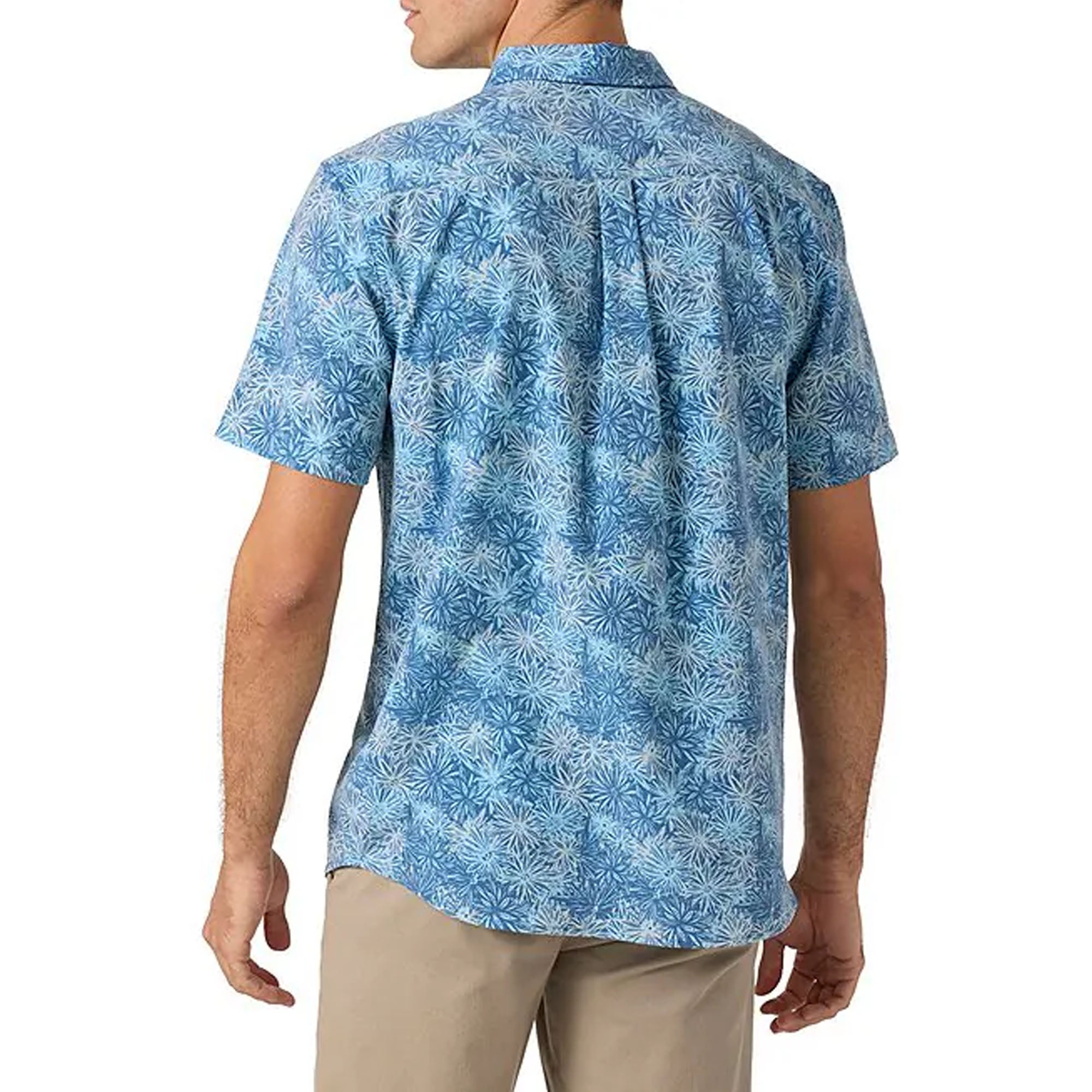 O'Neill TRVLR Upf Traverse Relaxed S/S Dress Shirt - Indigo