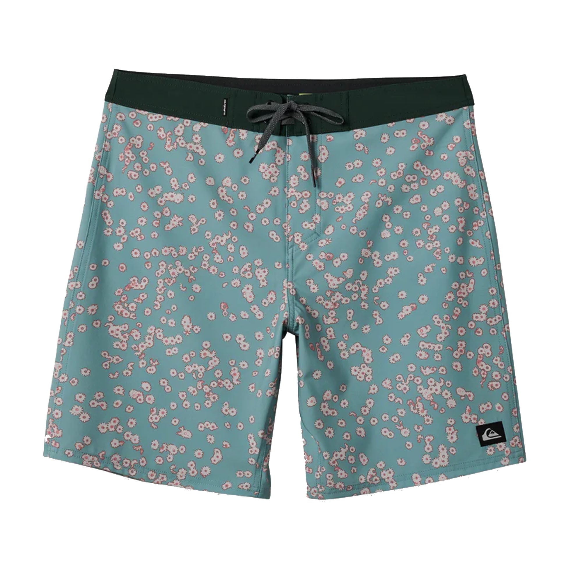 Quiksilver Surfsilk Straight Leg 19" Men's Boardshorts - Jade Gray