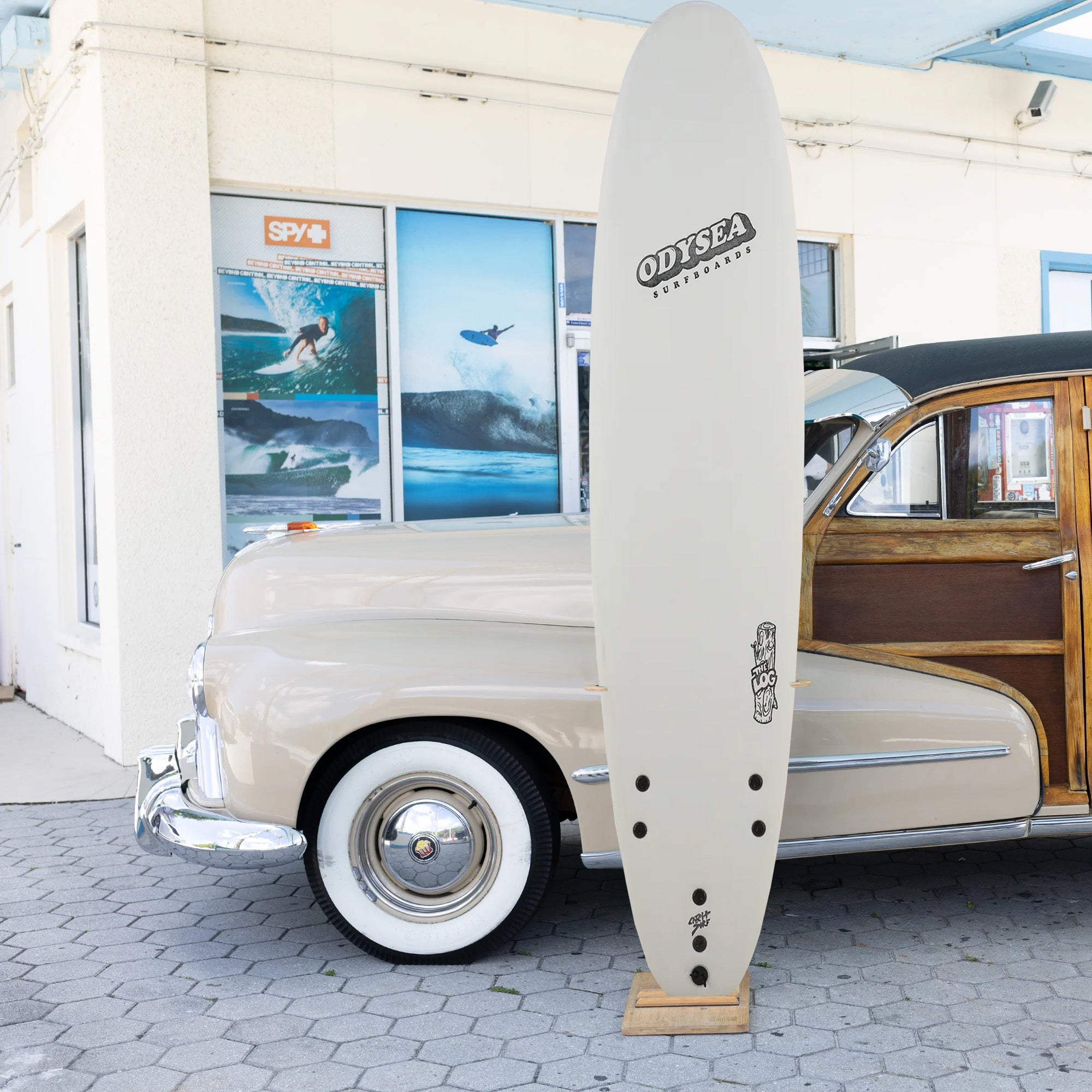 Catch Surf Odysea Log 9'0 Soft Surfboard - Cool Grey/Gradient