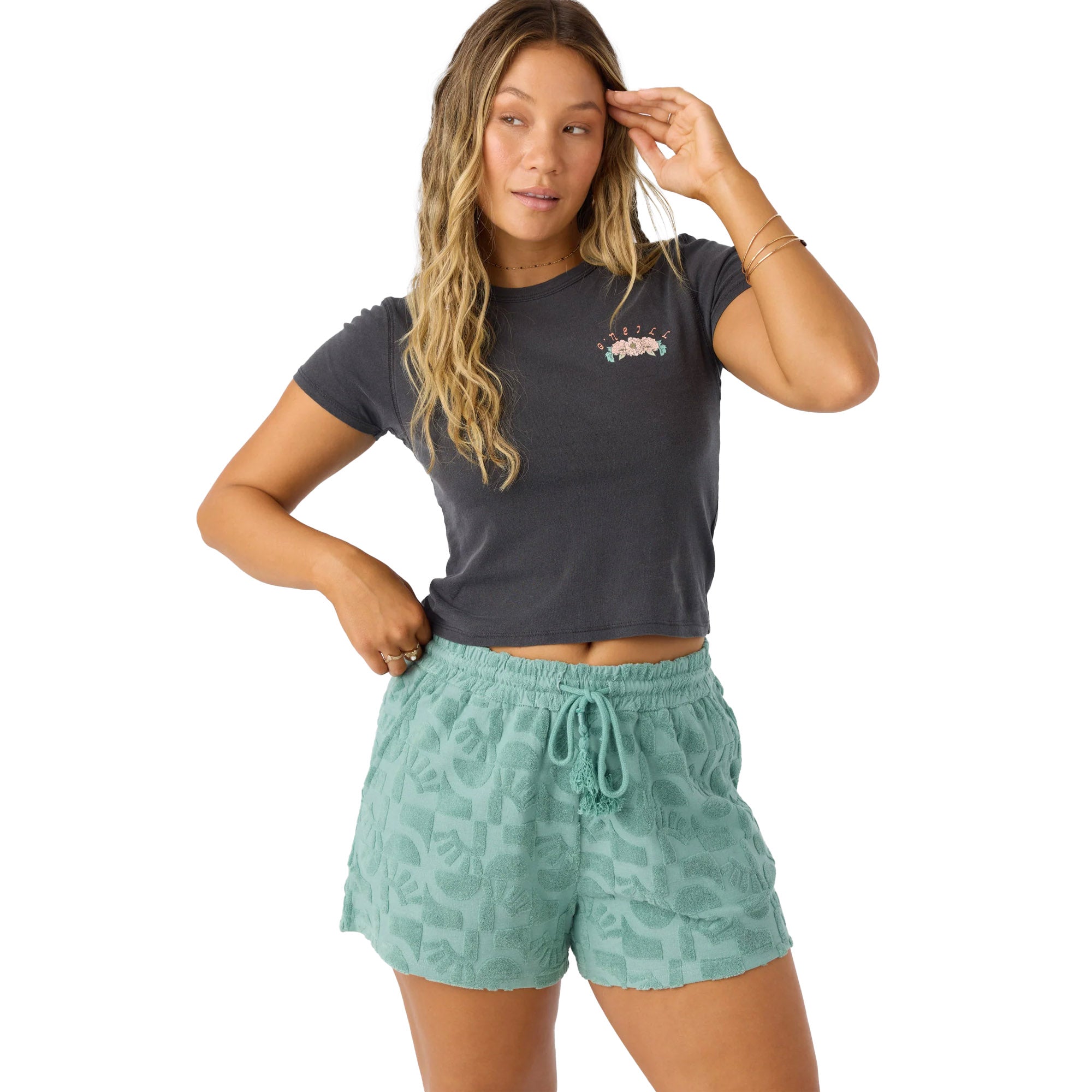 O'Neill Devon Lounge Women's Shorts- Oil Blue