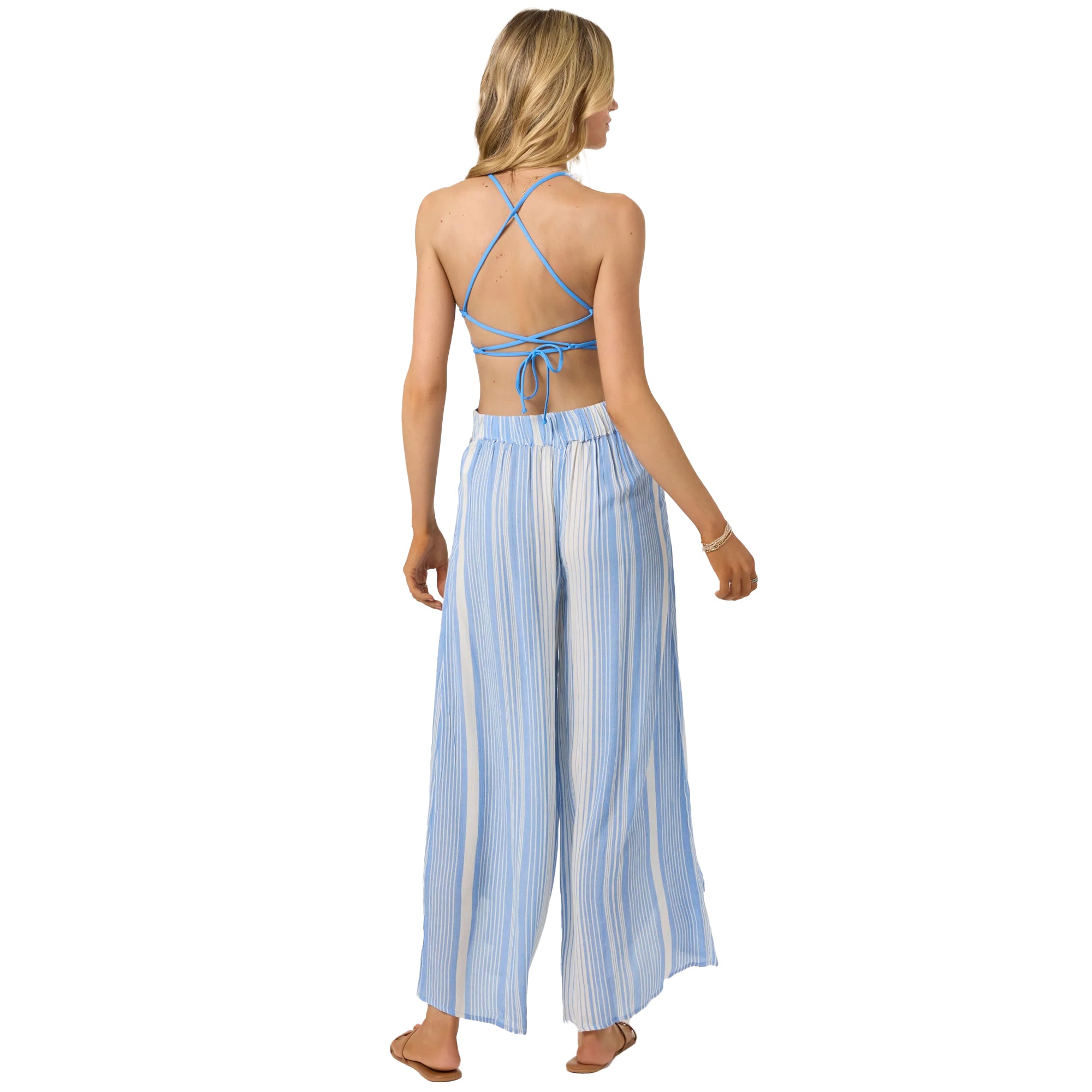 O'Neill Saltwater Essentials Tymea Stripped Women's Pants - Regatta