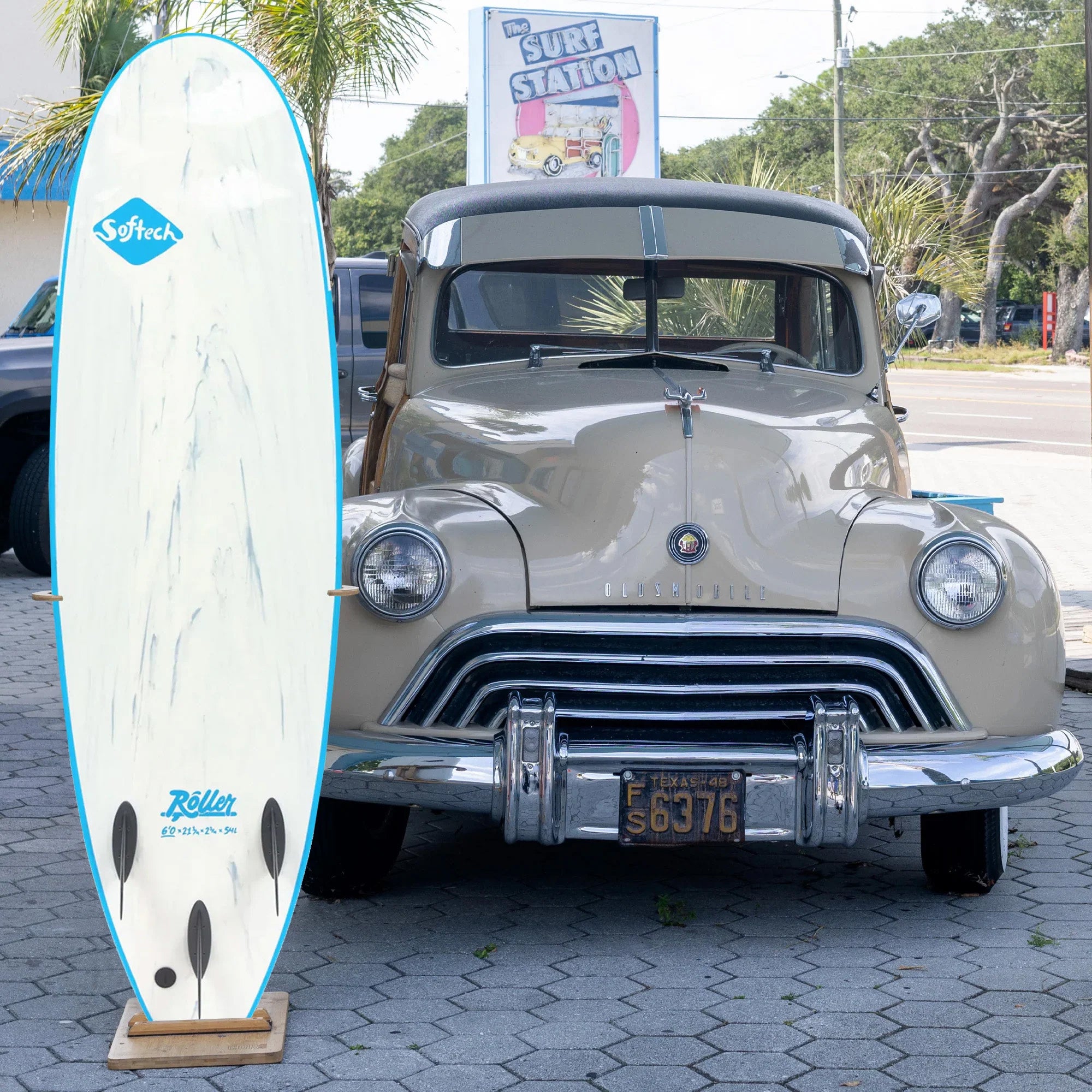 Softech Roller 6'0 Soft Surfboard - Blue