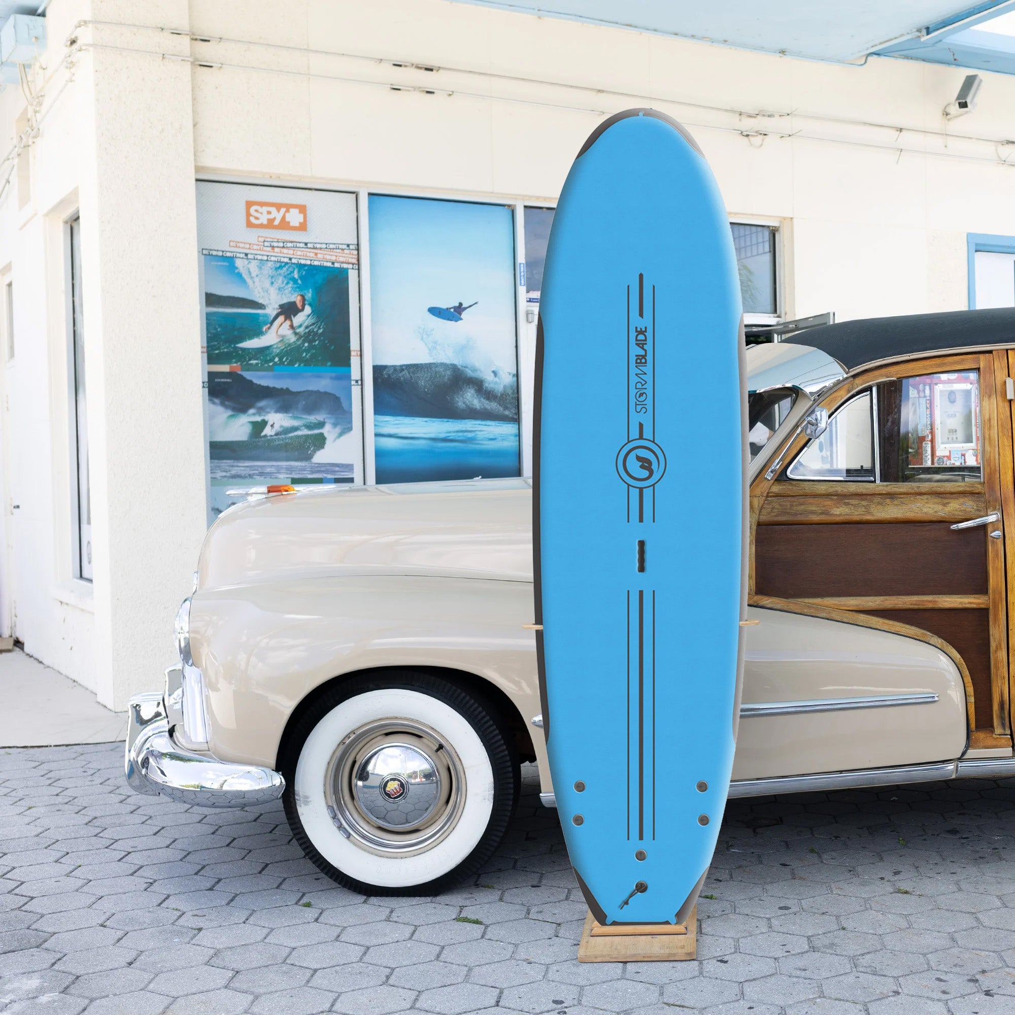 Storm Blade SSR 9'0 Soft Surfboard - Azure Blue