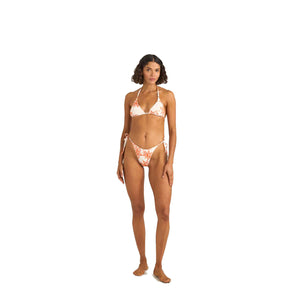 Rhythm Sanctuary Floral Slide Tri Women's Bikini Top - White