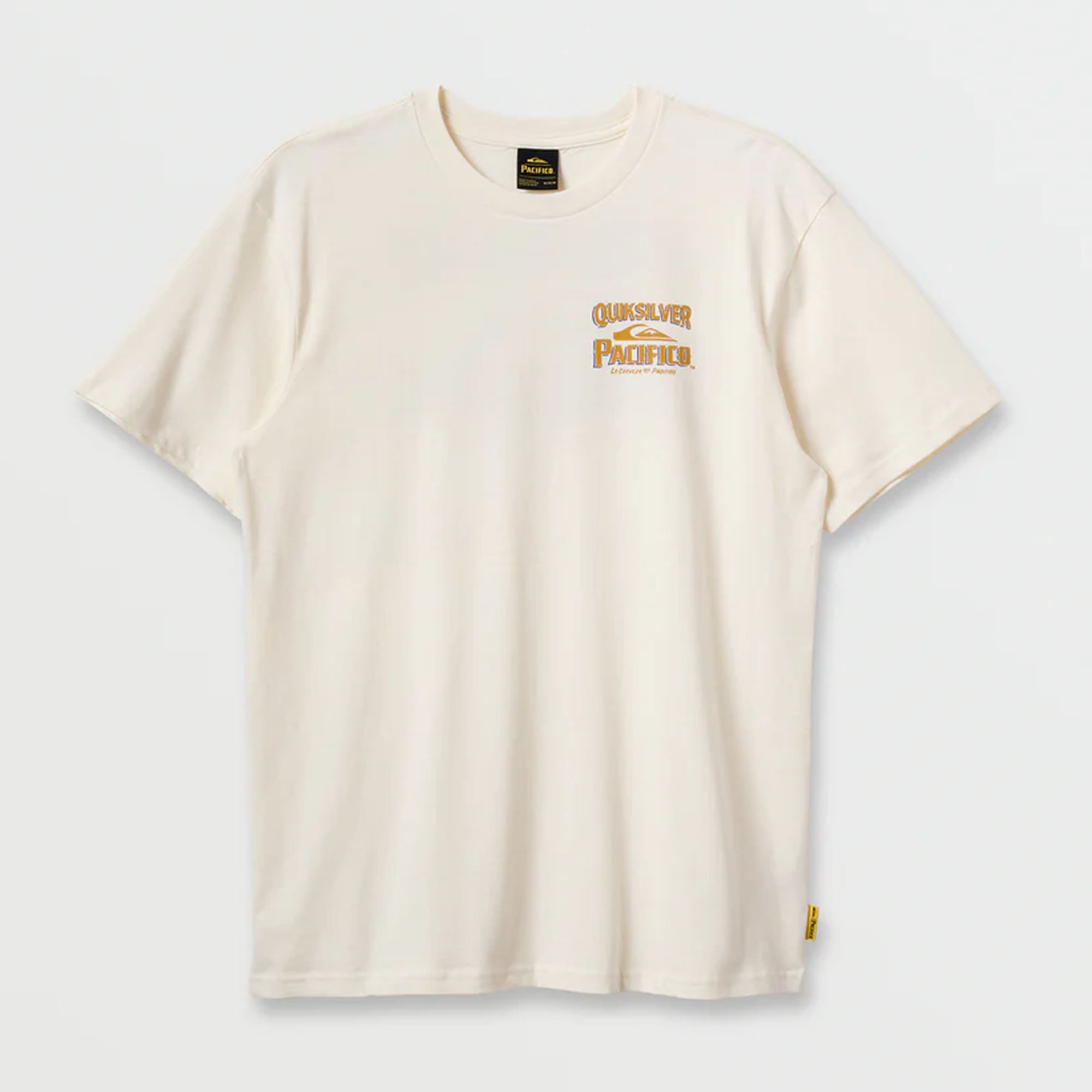 Quiksilver x Pacifico Signage Men's S/S T-Shirt - Tofu