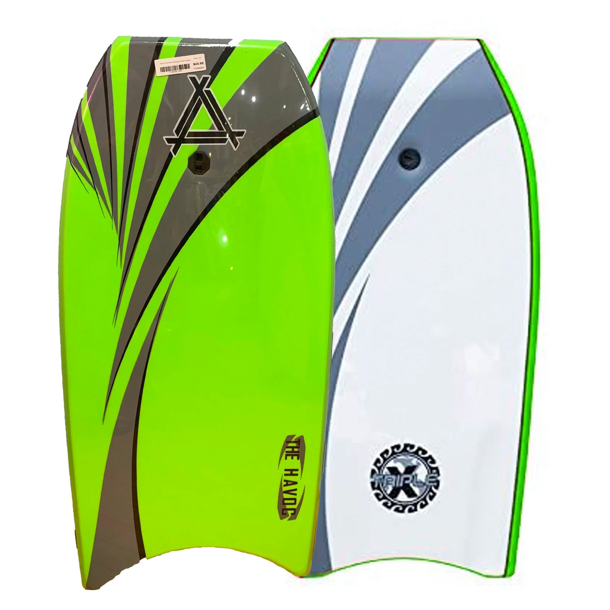 Triple X Havoc 44" Bodyboard w/ Leash - Green