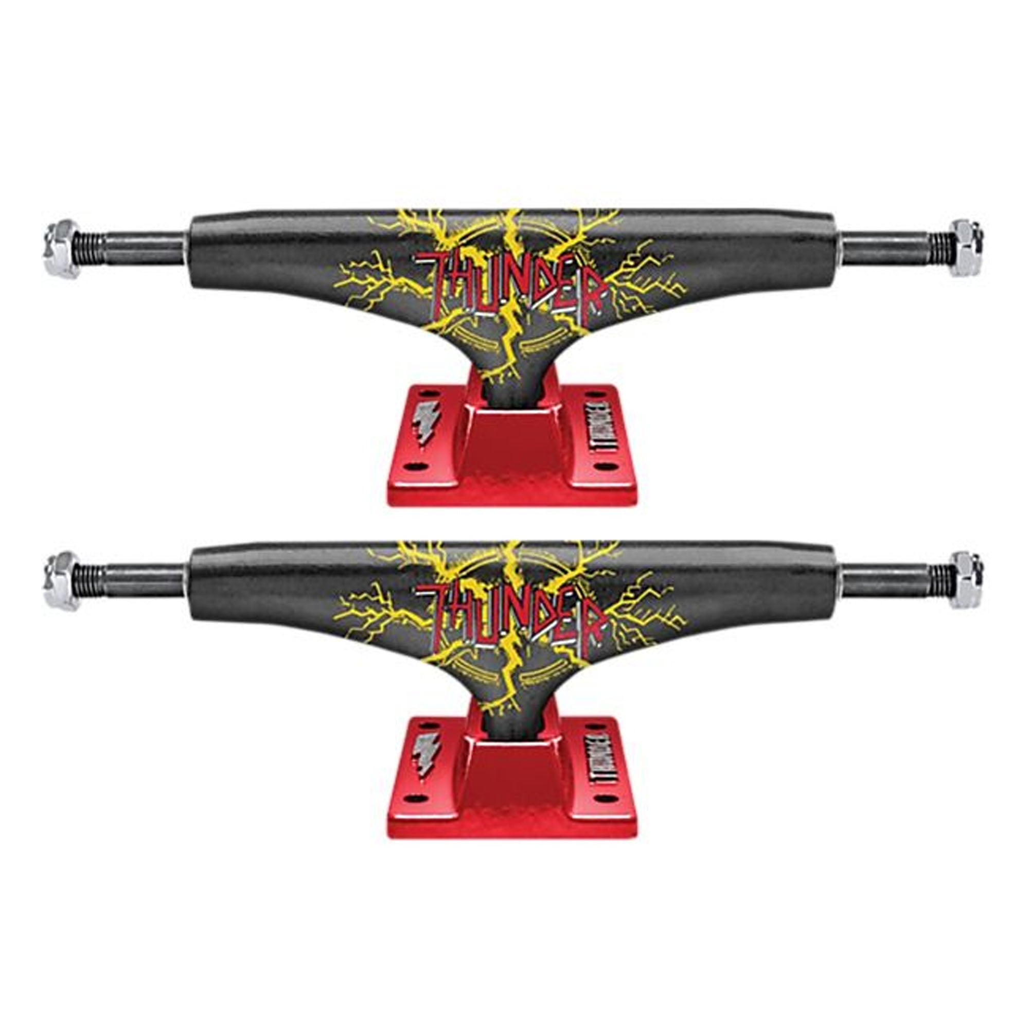 Thunder Team No Mercy 148mm Trucks - Black/Red