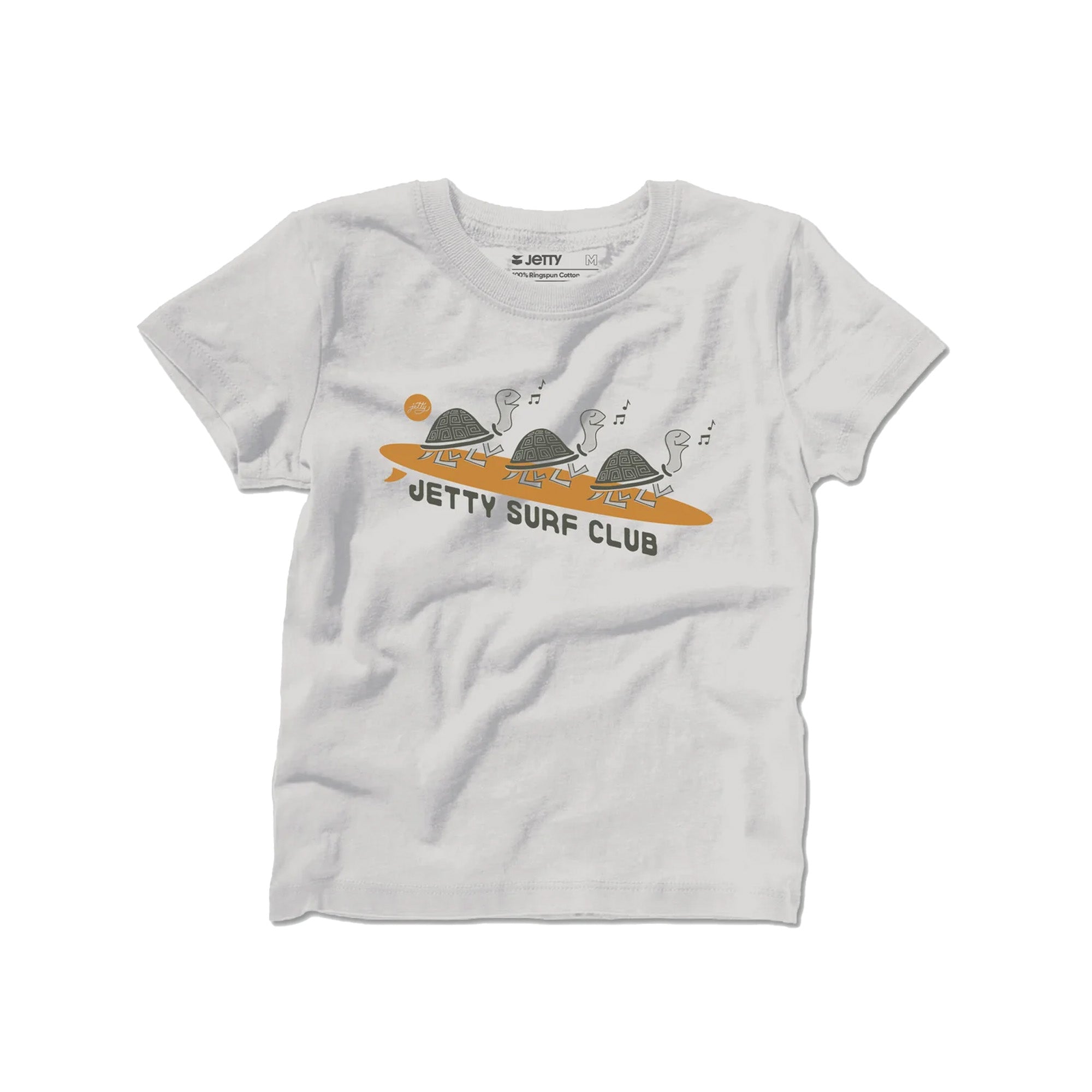 Jetty Turtle Surf Club Toddler S/S T-Shirt - Silver