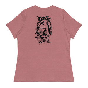 Surf Station x Darby Moore Sailor Tat Black Women's Relaxed T-Shirt